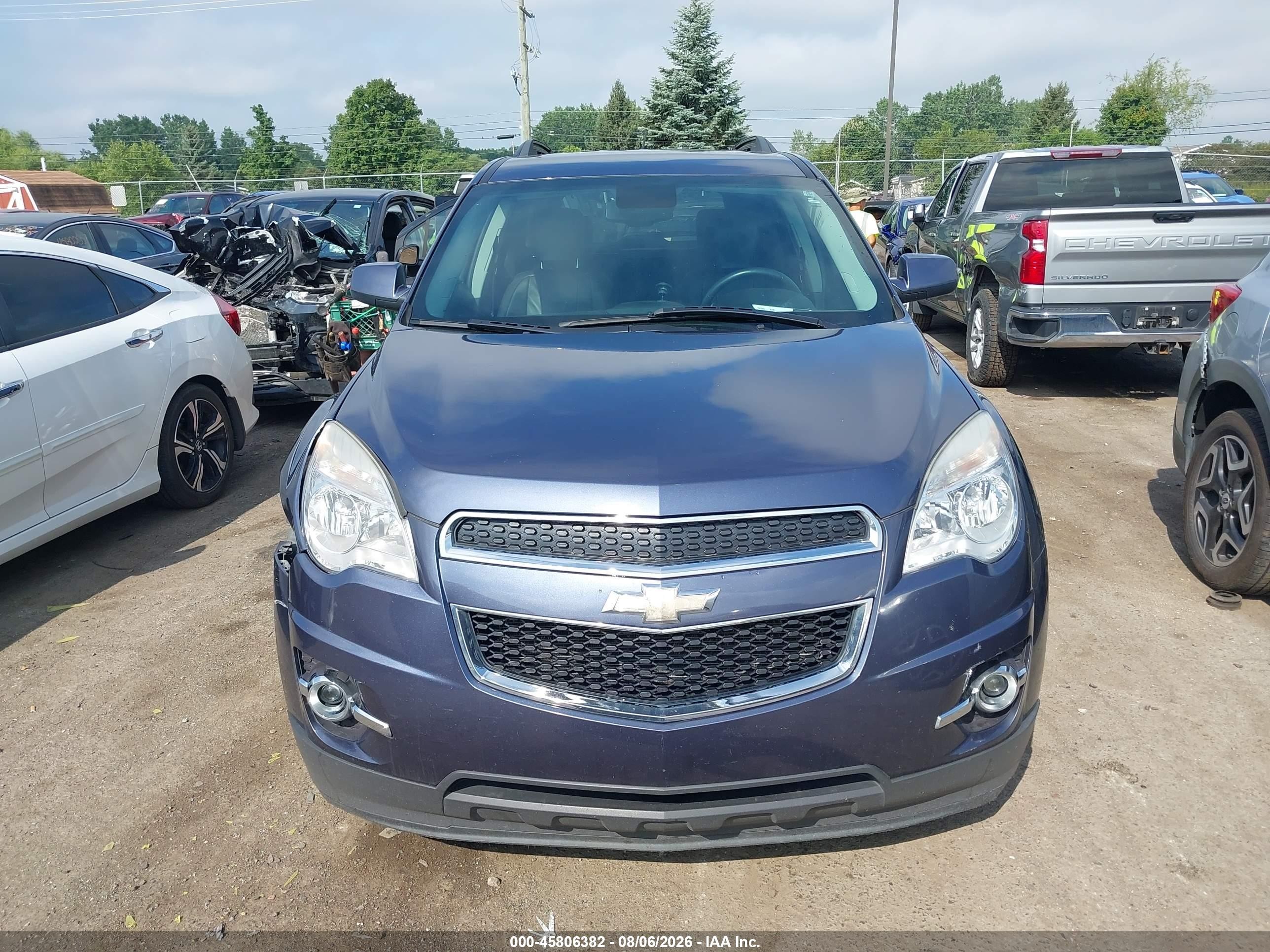 2014 Chevrolet Equinox Lt Синий vin: 2GNFLCE33E6181171