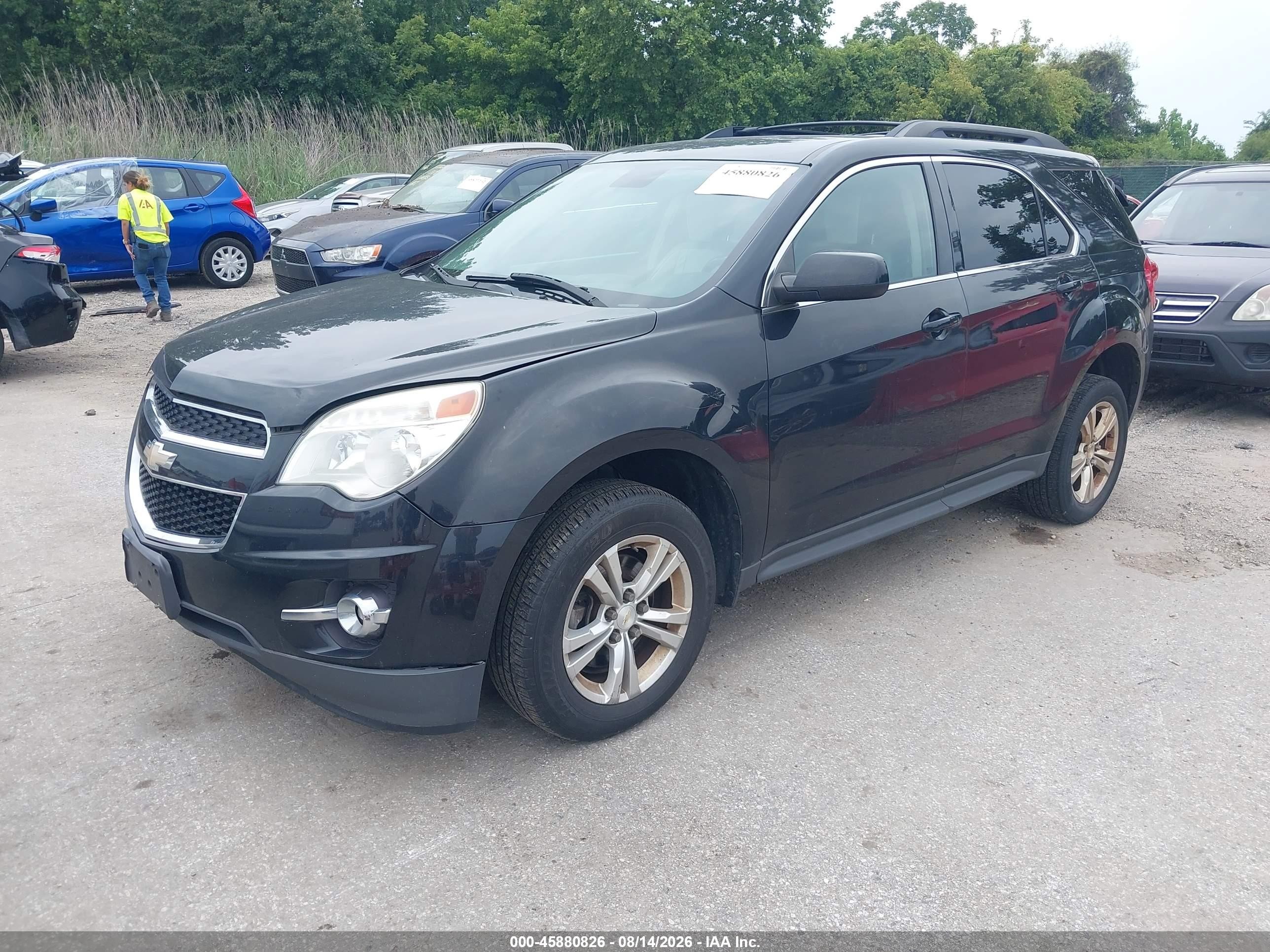 2014 Chevrolet Equinox Lt Black vin: 2GNFLCE37E6144463