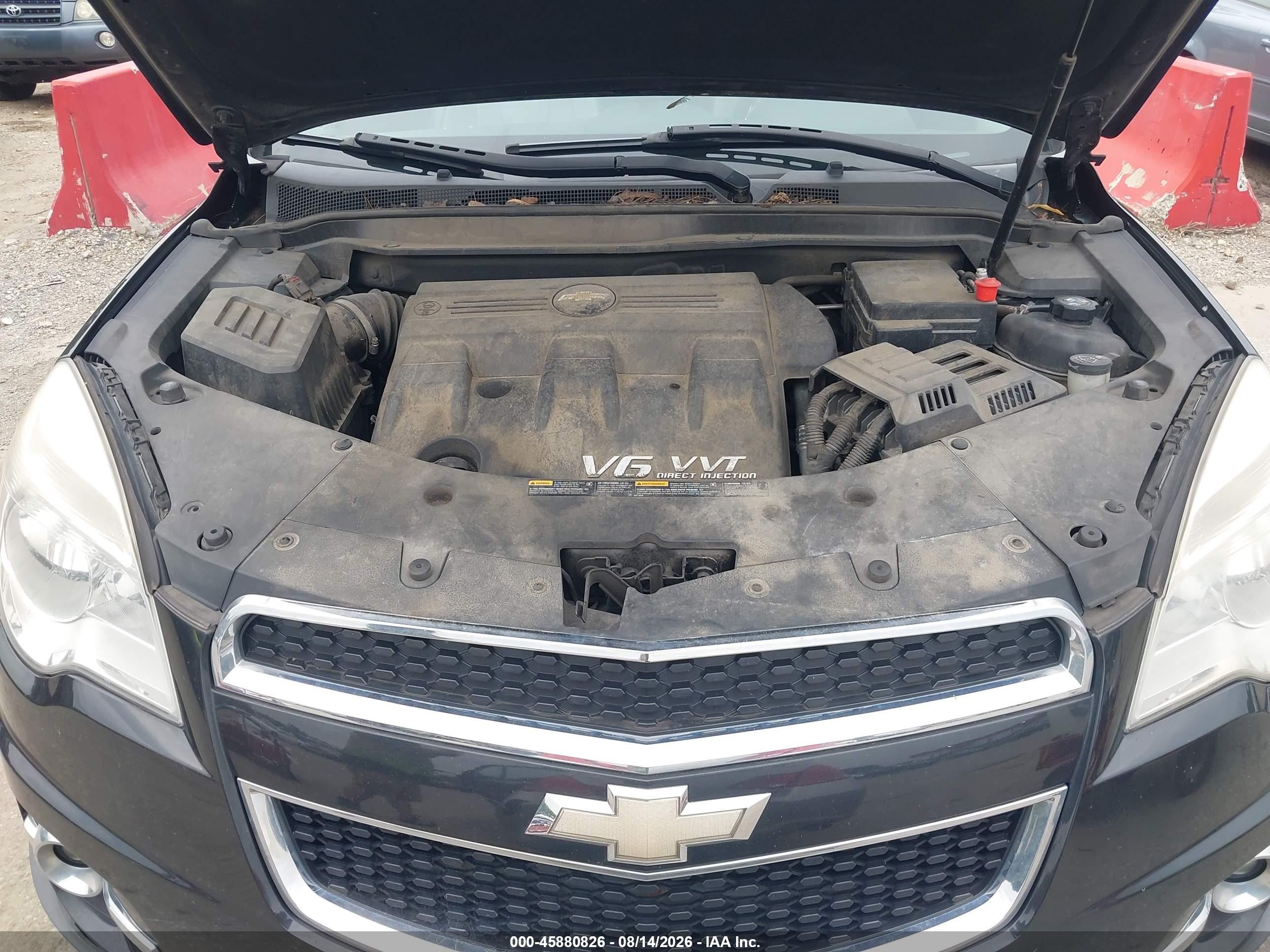 2014 Chevrolet Equinox Lt Black vin: 2GNFLCE37E6144463