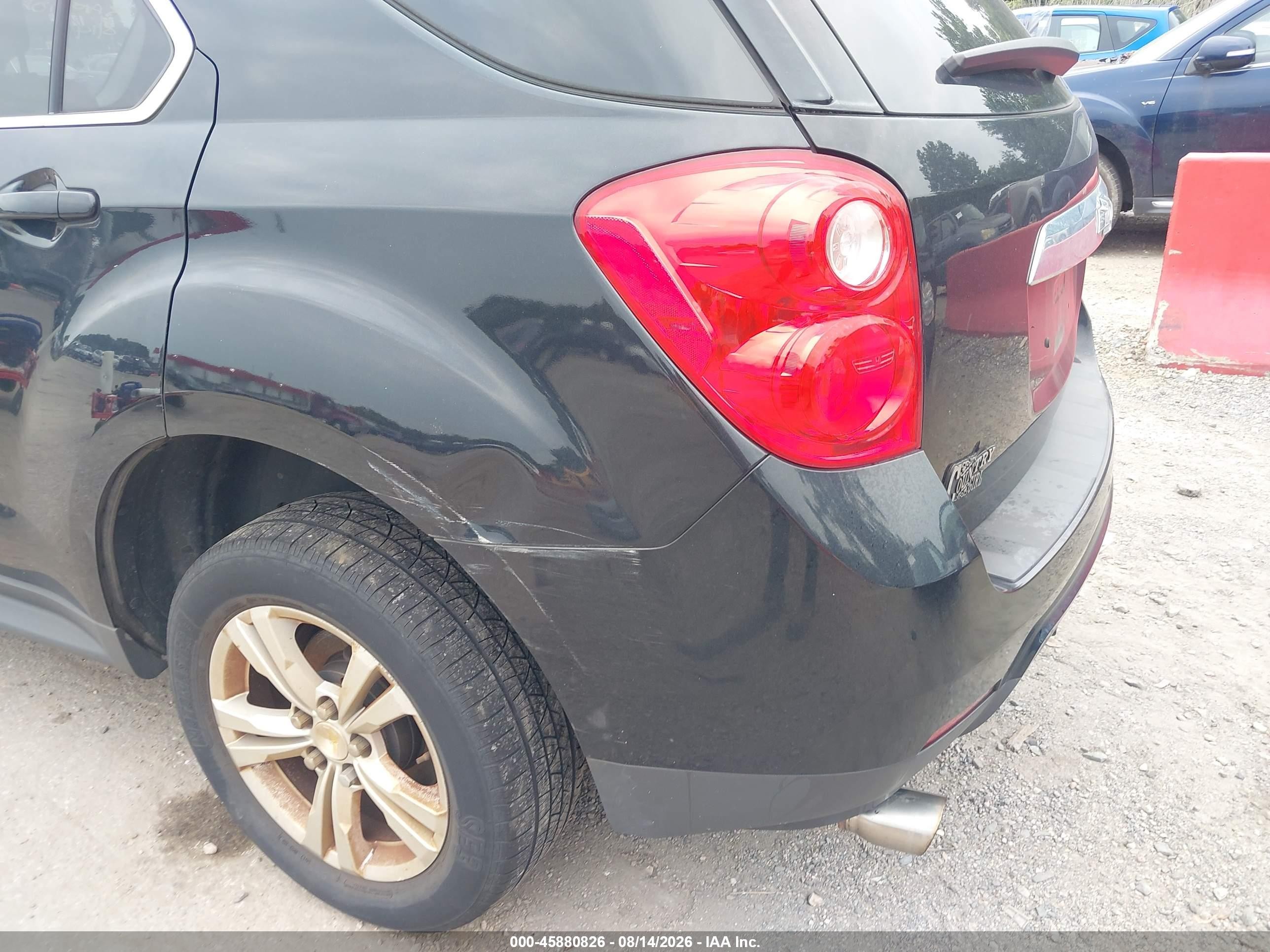 2014 Chevrolet Equinox Lt Black vin: 2GNFLCE37E6144463