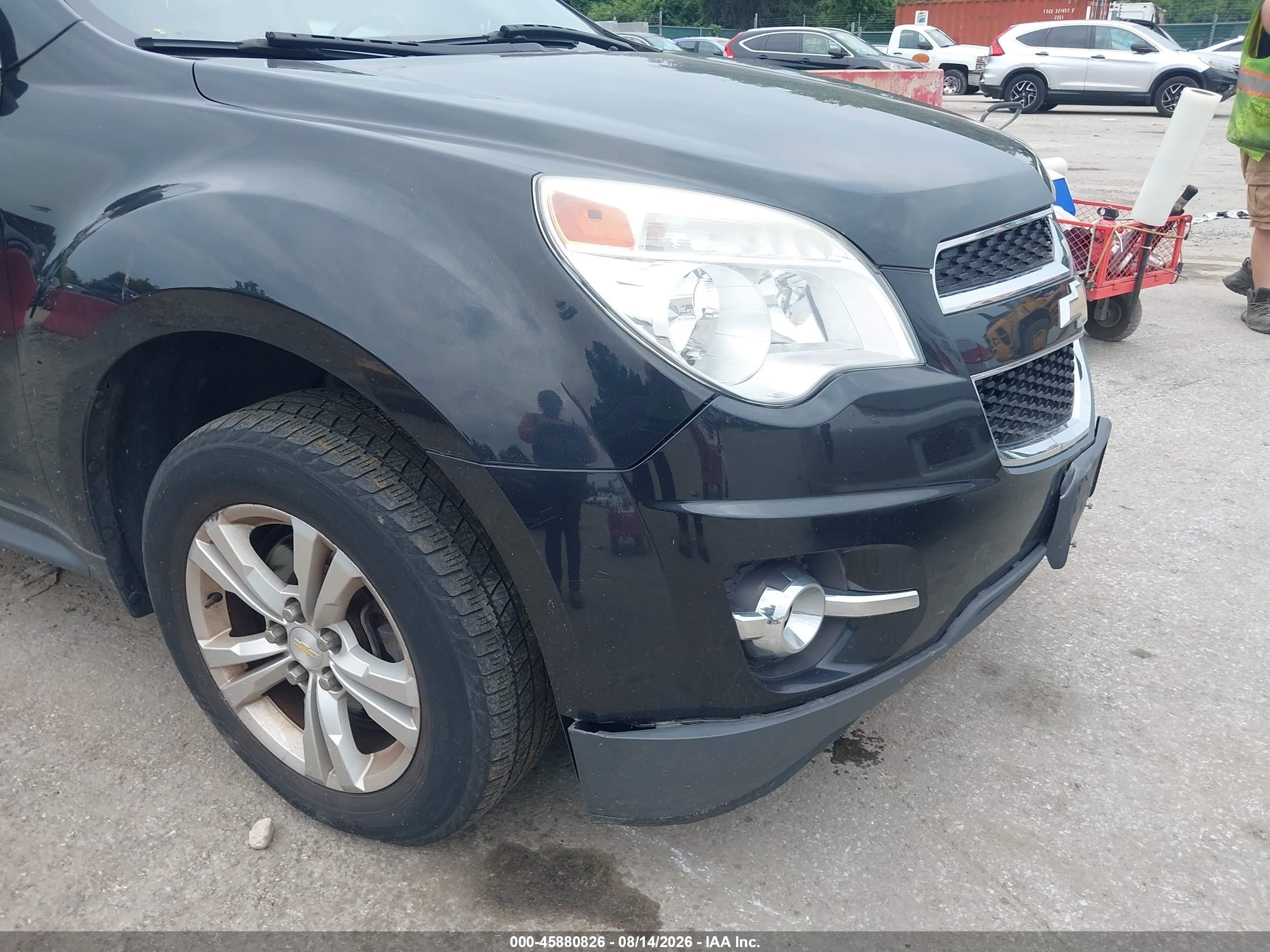 2014 Chevrolet Equinox Lt Black vin: 2GNFLCE37E6144463