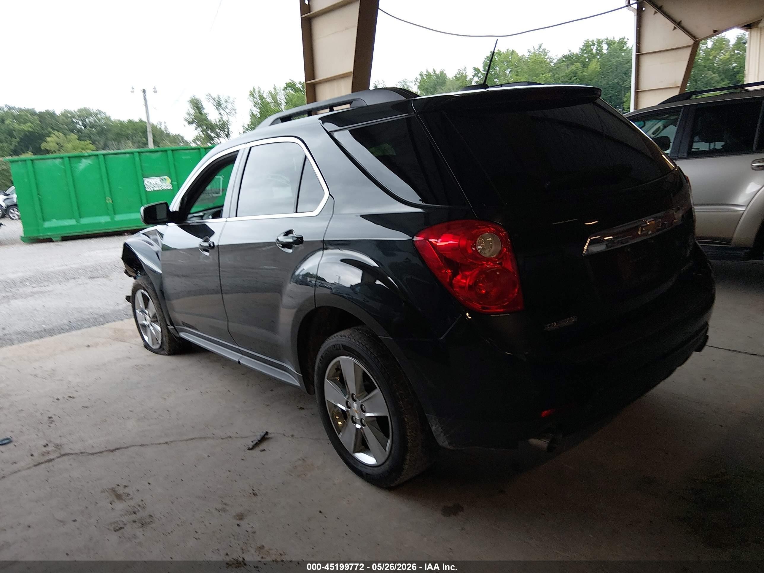 2015 Chevrolet Equinox 2lt Black vin: 2GNFLCE37F6399079