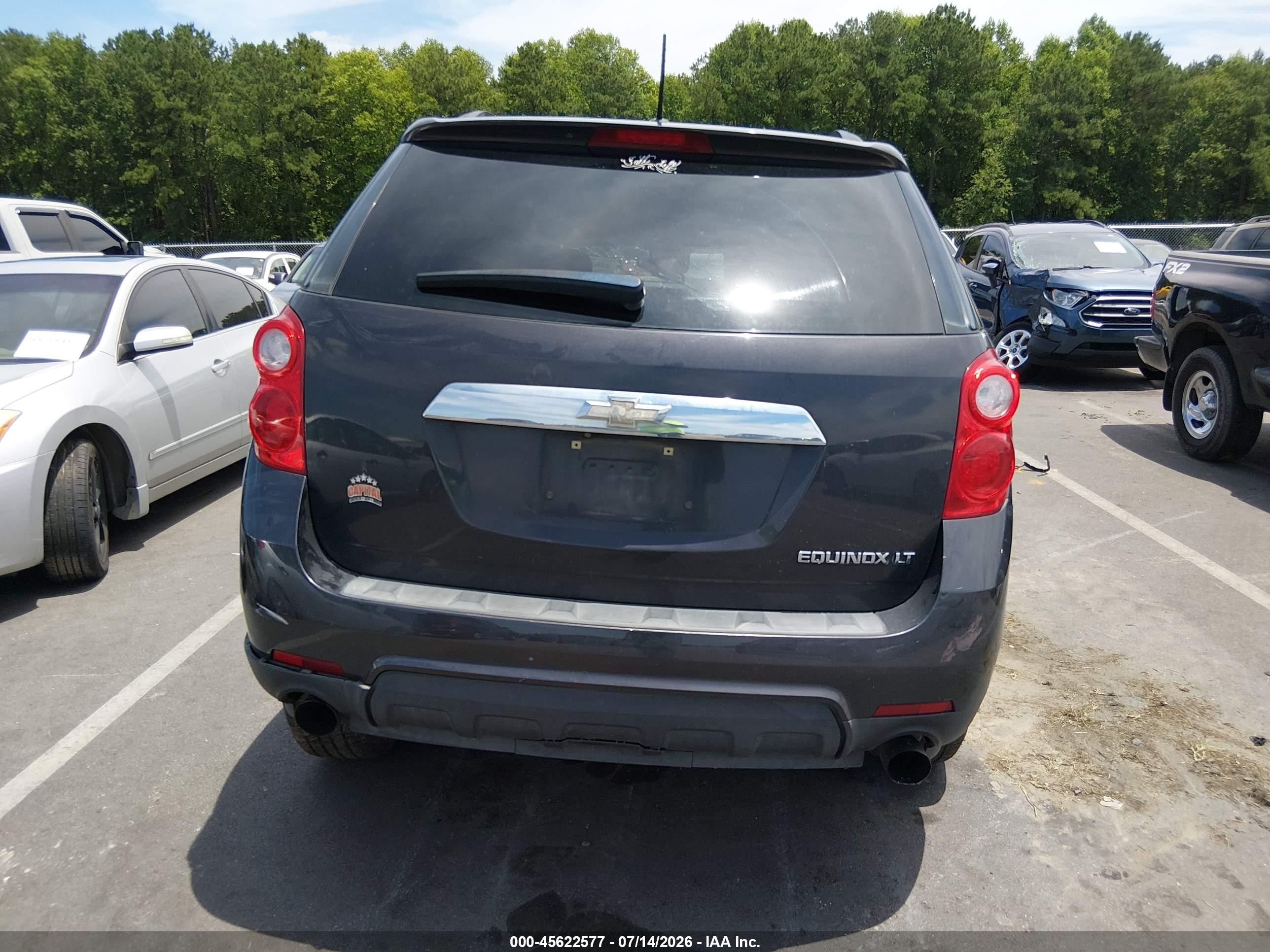 2015 Chevrolet Equinox Lt Black vin: 2GNFLCE38F6207510
