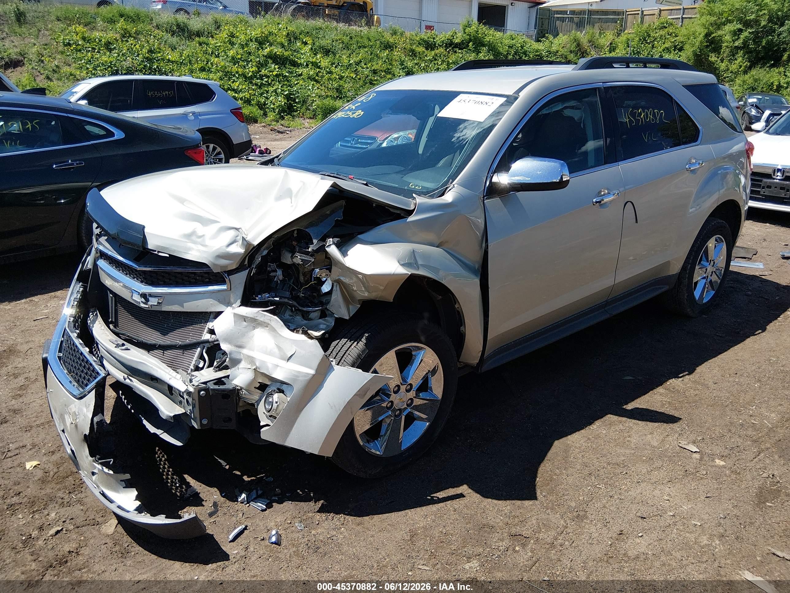 2015 Chevrolet Equinox Lt Beige vin: 2GNFLCE39F6213011