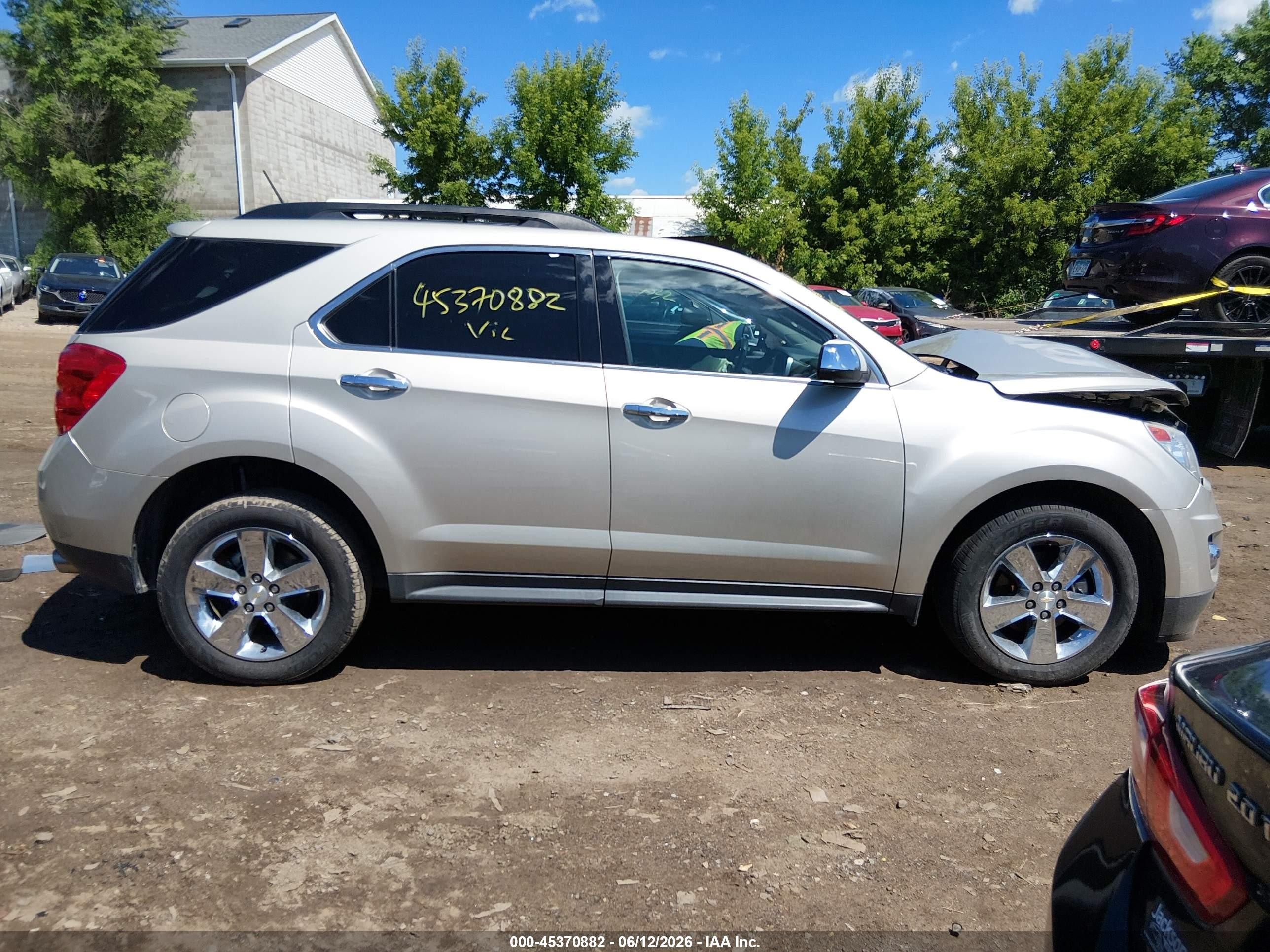 2015 Chevrolet Equinox Lt Beige vin: 2GNFLCE39F6213011