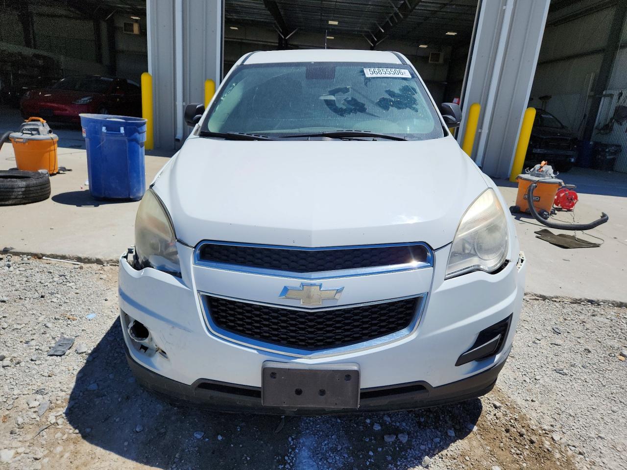 2012 Chevrolet Equinox Ls White vin: 2GNFLCEK0C6118694