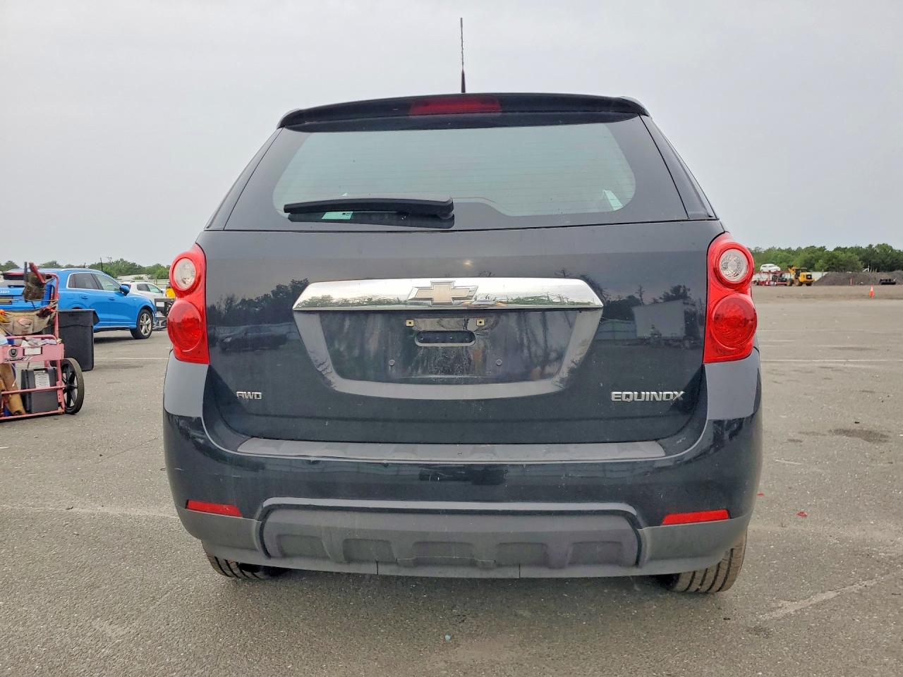 2012 Chevrolet Equinox Ls Black vin: 2GNFLCEK0C6163716