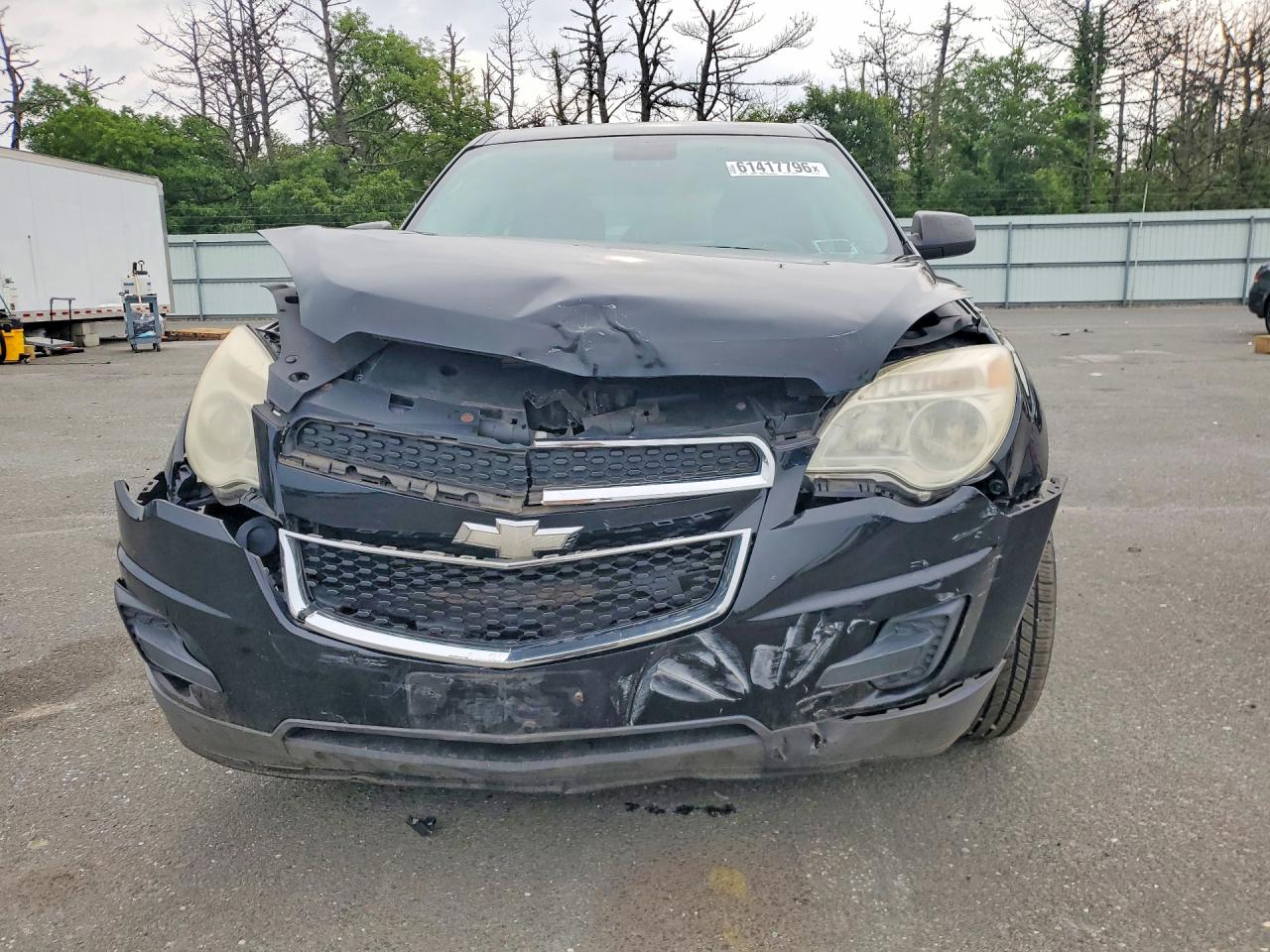 2012 Chevrolet Equinox Ls Black vin: 2GNFLCEK0C6163716