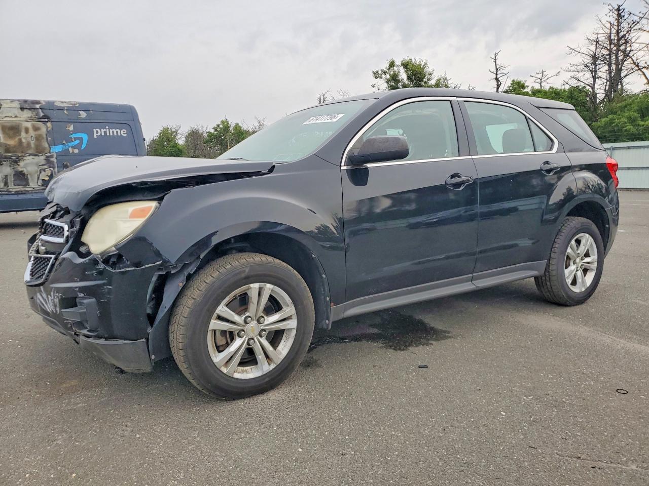 2012 Chevrolet Equinox Ls Black vin: 2GNFLCEK0C6163716