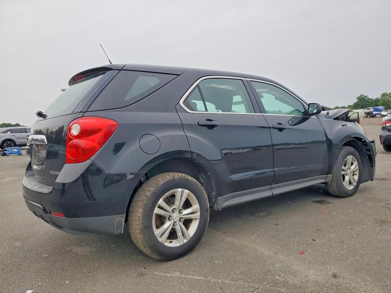 2012 Chevrolet Equinox Ls Black vin: 2GNFLCEK0C6163716