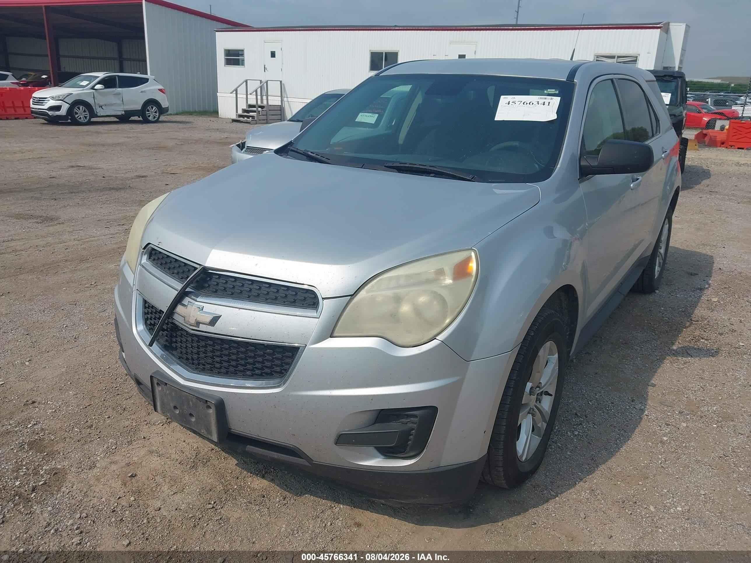 2012 Chevrolet Equinox Ls Silver vin: 2GNFLCEK0C6328938