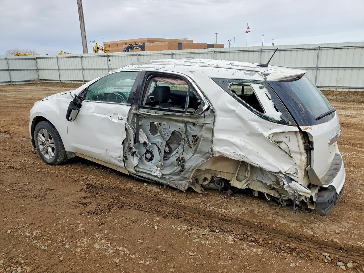 2013 Chevrolet Equinox Ls Белый vin: 2GNFLCEK0D6287177