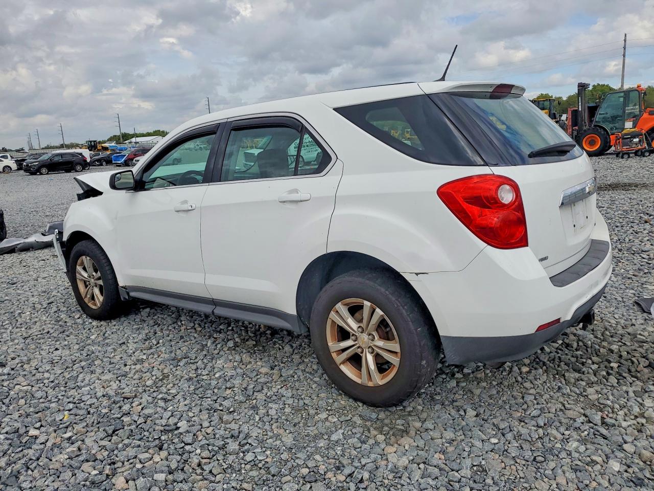 2013 Chevrolet Equinox Ls White vin: 2GNFLCEK0D6295912