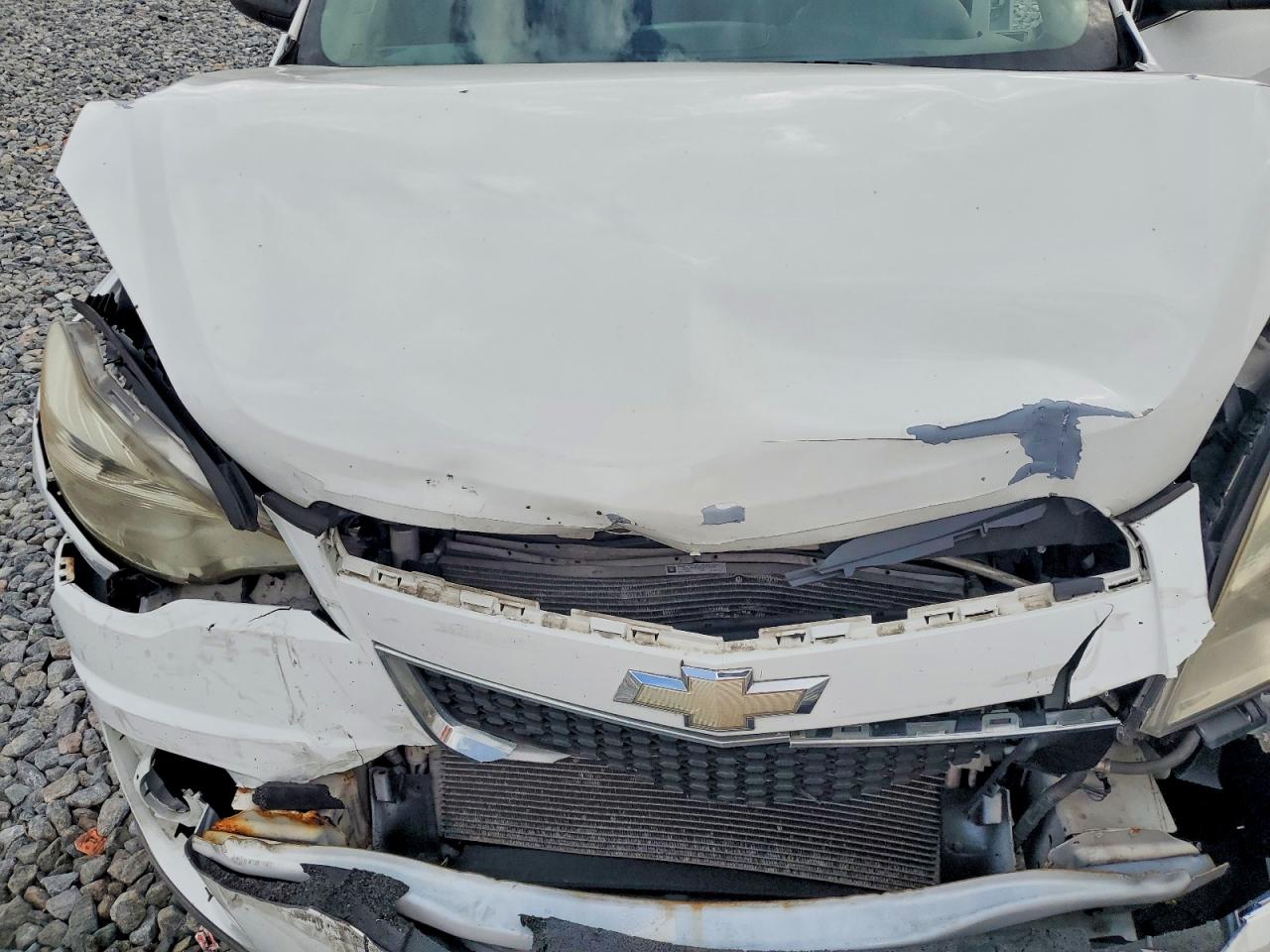 2013 Chevrolet Equinox Ls White vin: 2GNFLCEK0D6295912