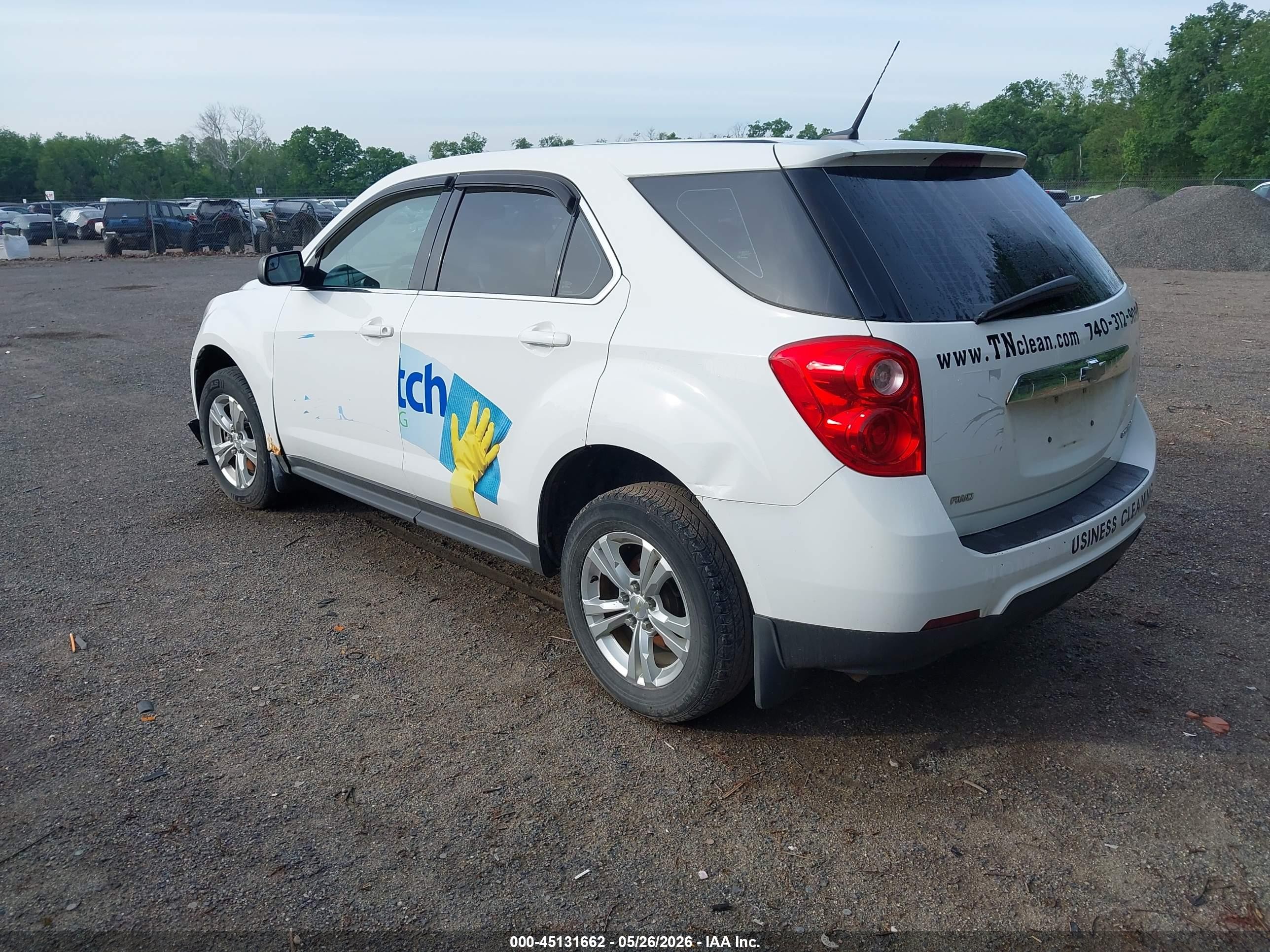2012 Chevrolet Equinox Ls Белый vin: 2GNFLCEK1C6130496