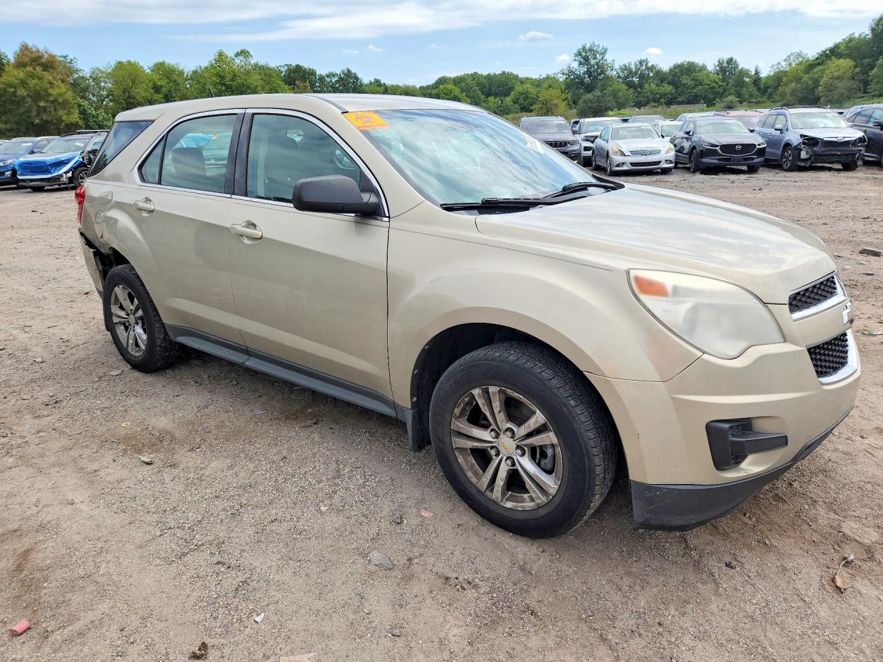2012 Chevrolet Equinox Ls Beige vin: 2GNFLCEK1C6242764