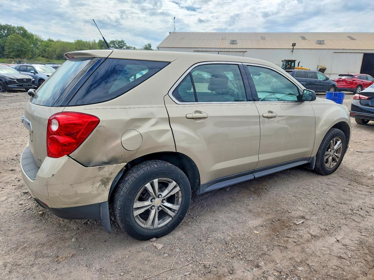 2012 Chevrolet Equinox Ls Beige vin: 2GNFLCEK1C6242764
