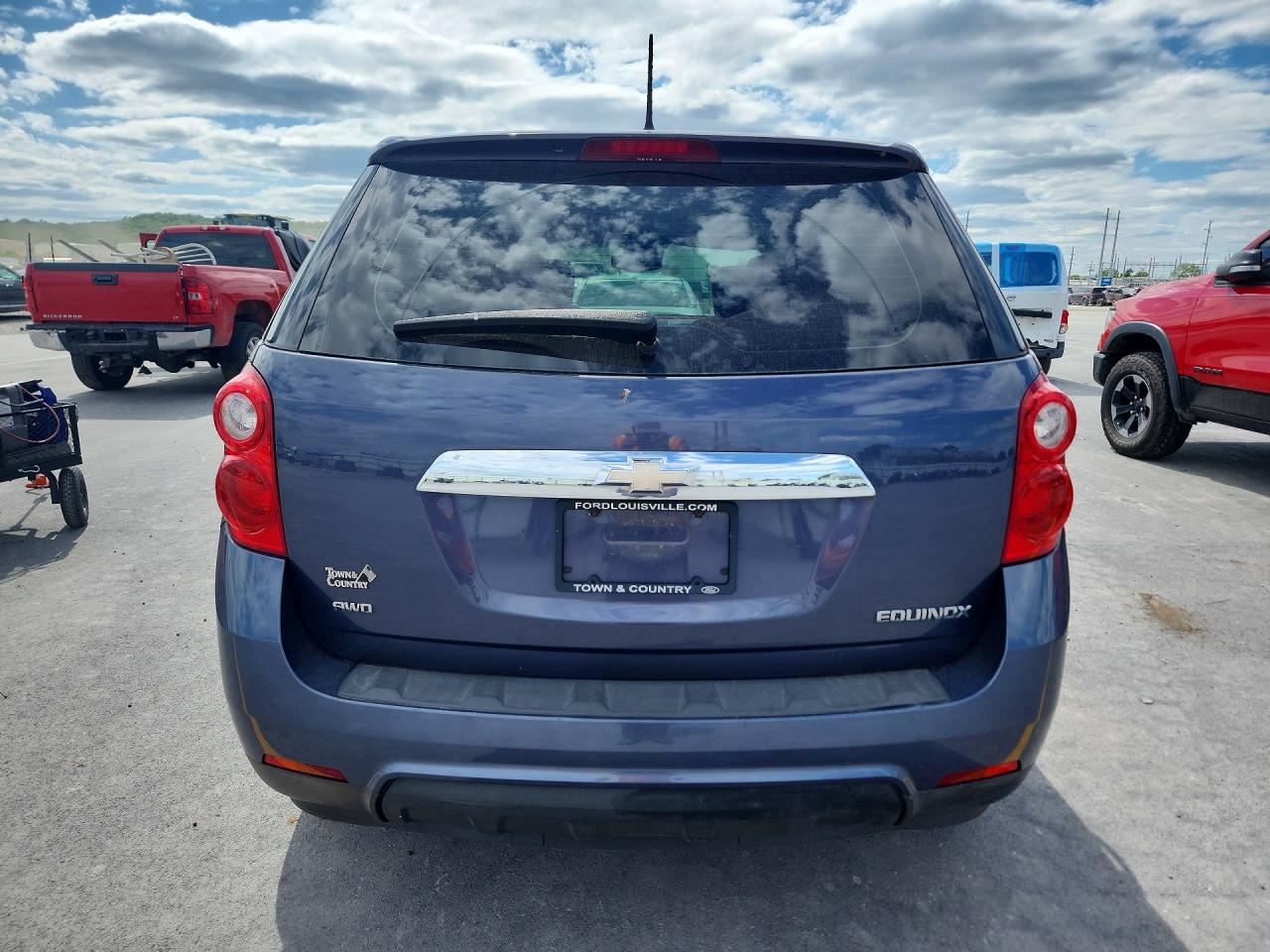 2013 Chevrolet Equinox Ls Blue vin: 2GNFLCEK1D6184138