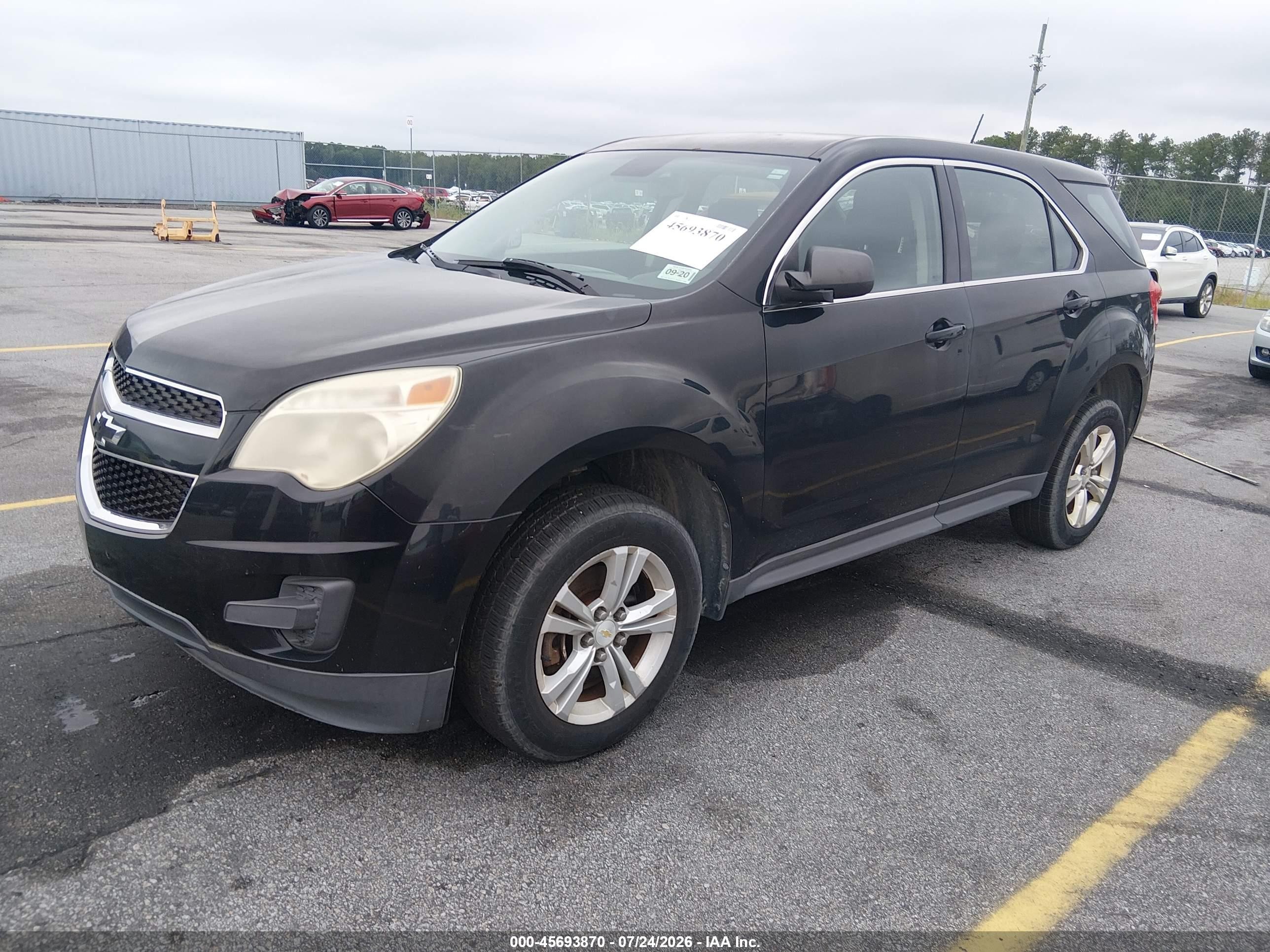 2013 Chevrolet Equinox Ls Black vin: 2GNFLCEK1D6245214