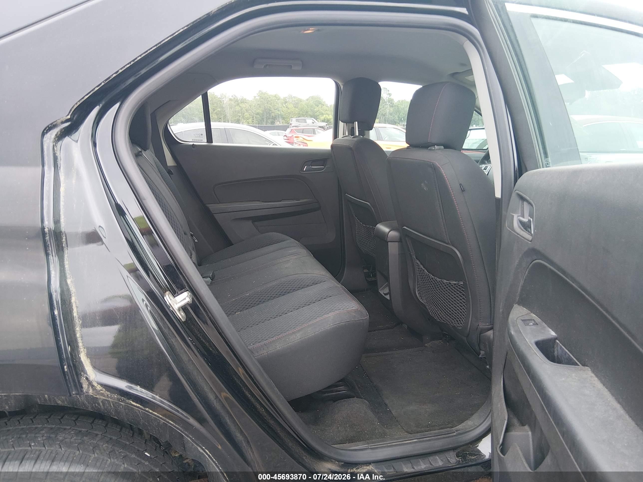 2013 Chevrolet Equinox Ls Black vin: 2GNFLCEK1D6245214