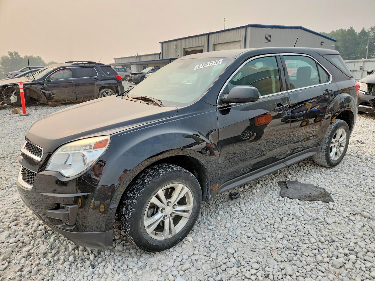2013 Chevrolet Equinox Ls Black vin: 2GNFLCEK1D6398188