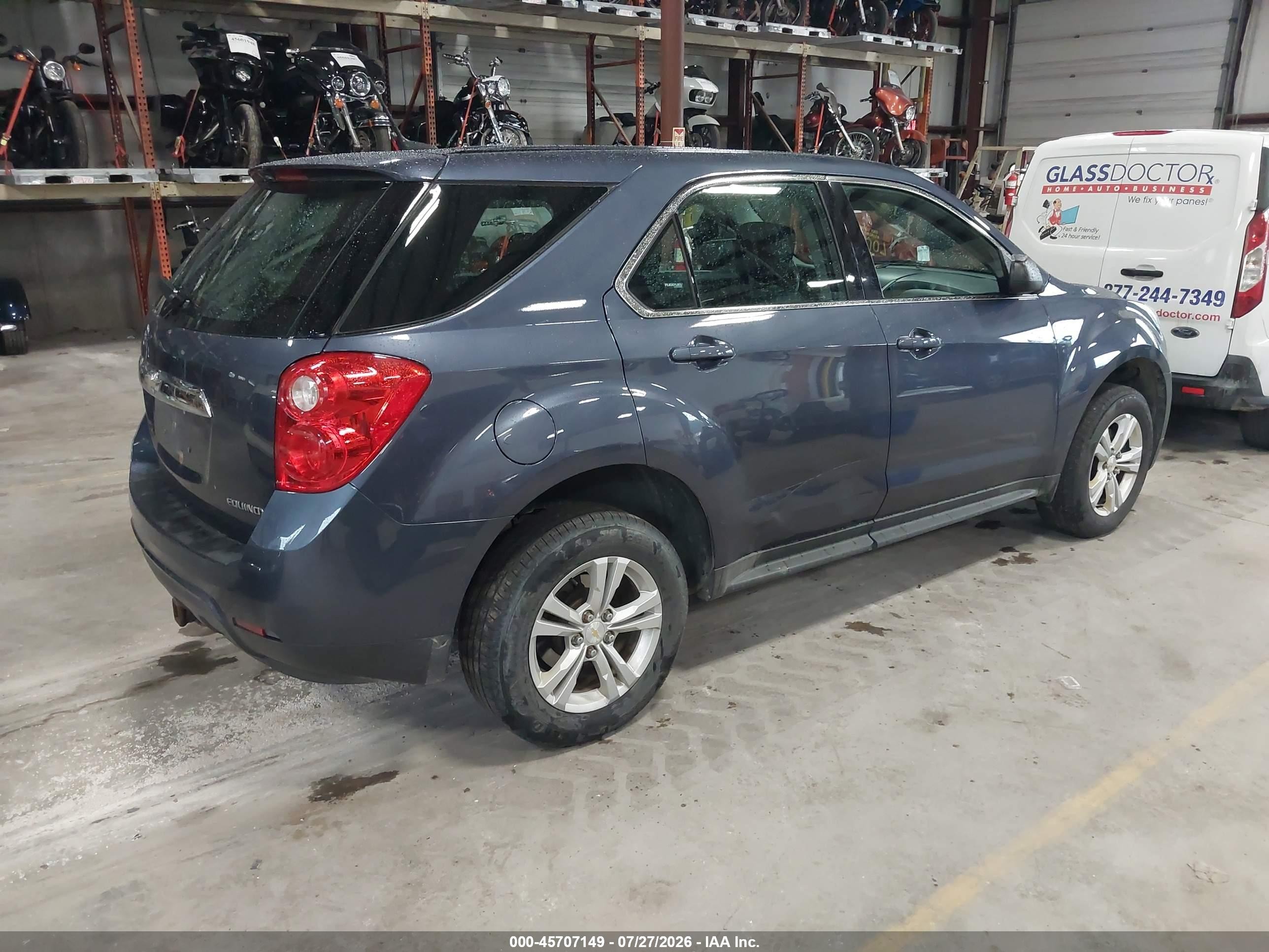 2013 Chevrolet Equinox Ls Navy vin: 2GNFLCEK1D6422070