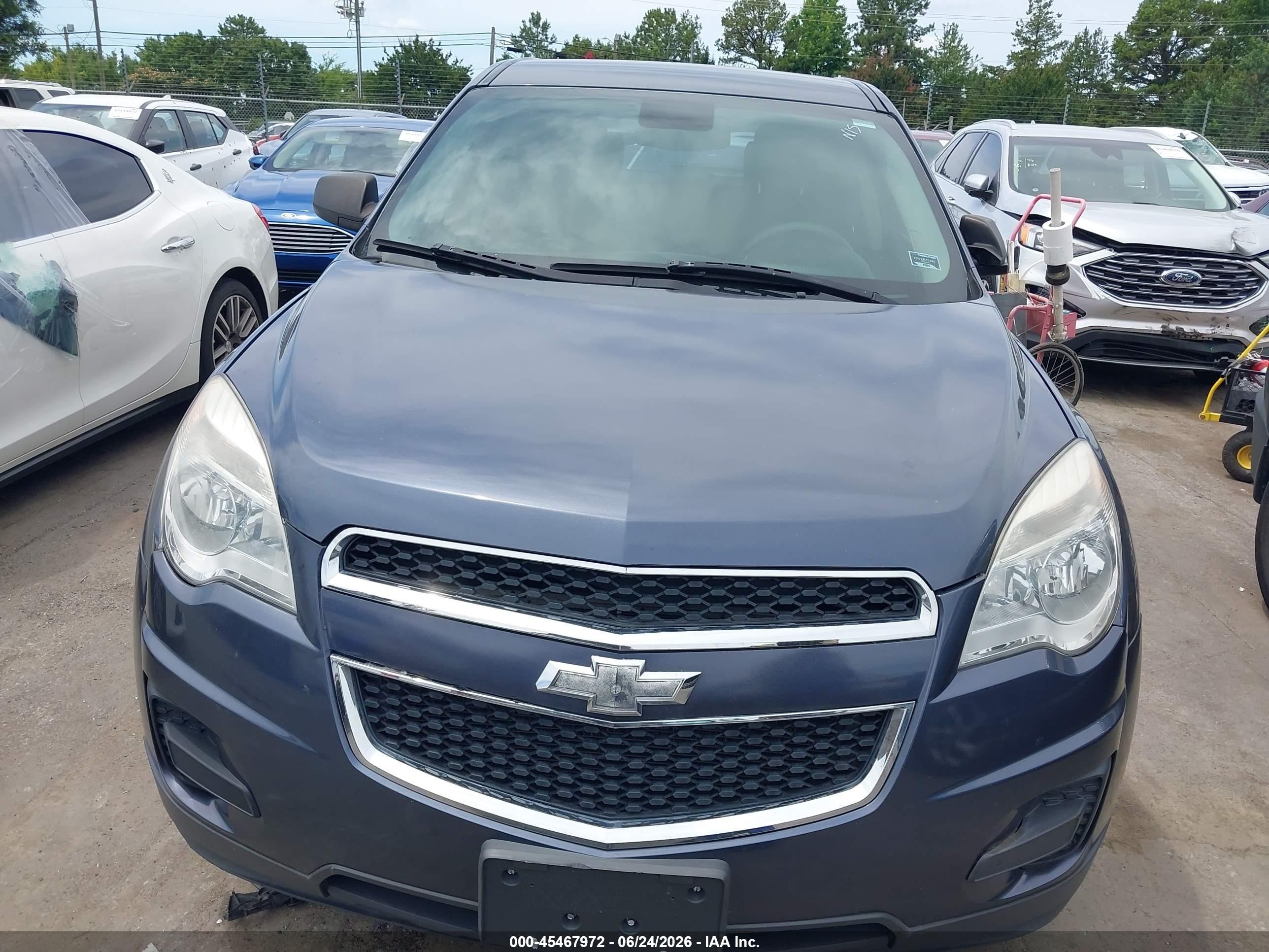 2013 Chevrolet Equinox Ls Gray vin: 2GNFLCEK1D6424398