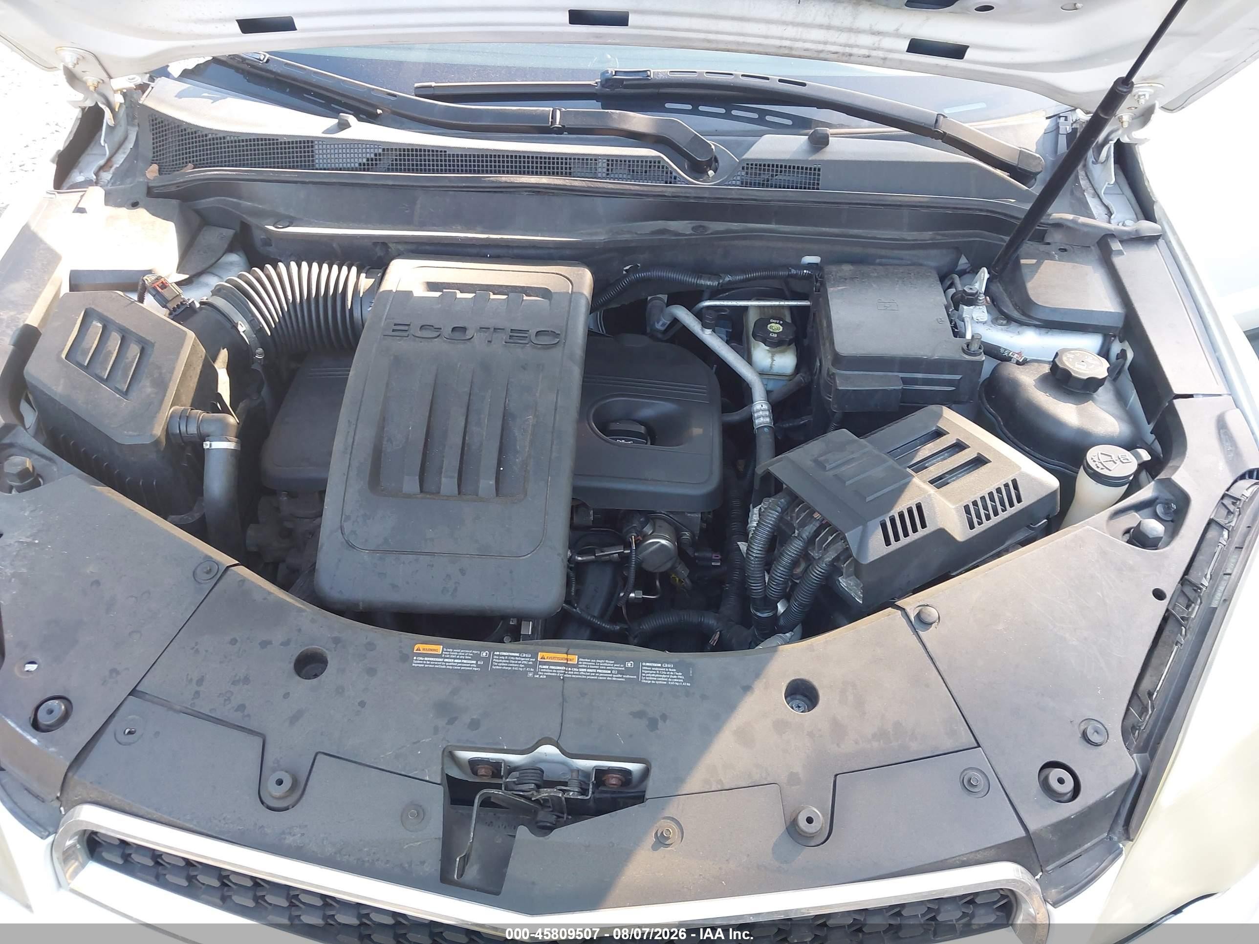 2013 Chevrolet Equinox Ls Белый vin: 2GNFLCEK2D6383621