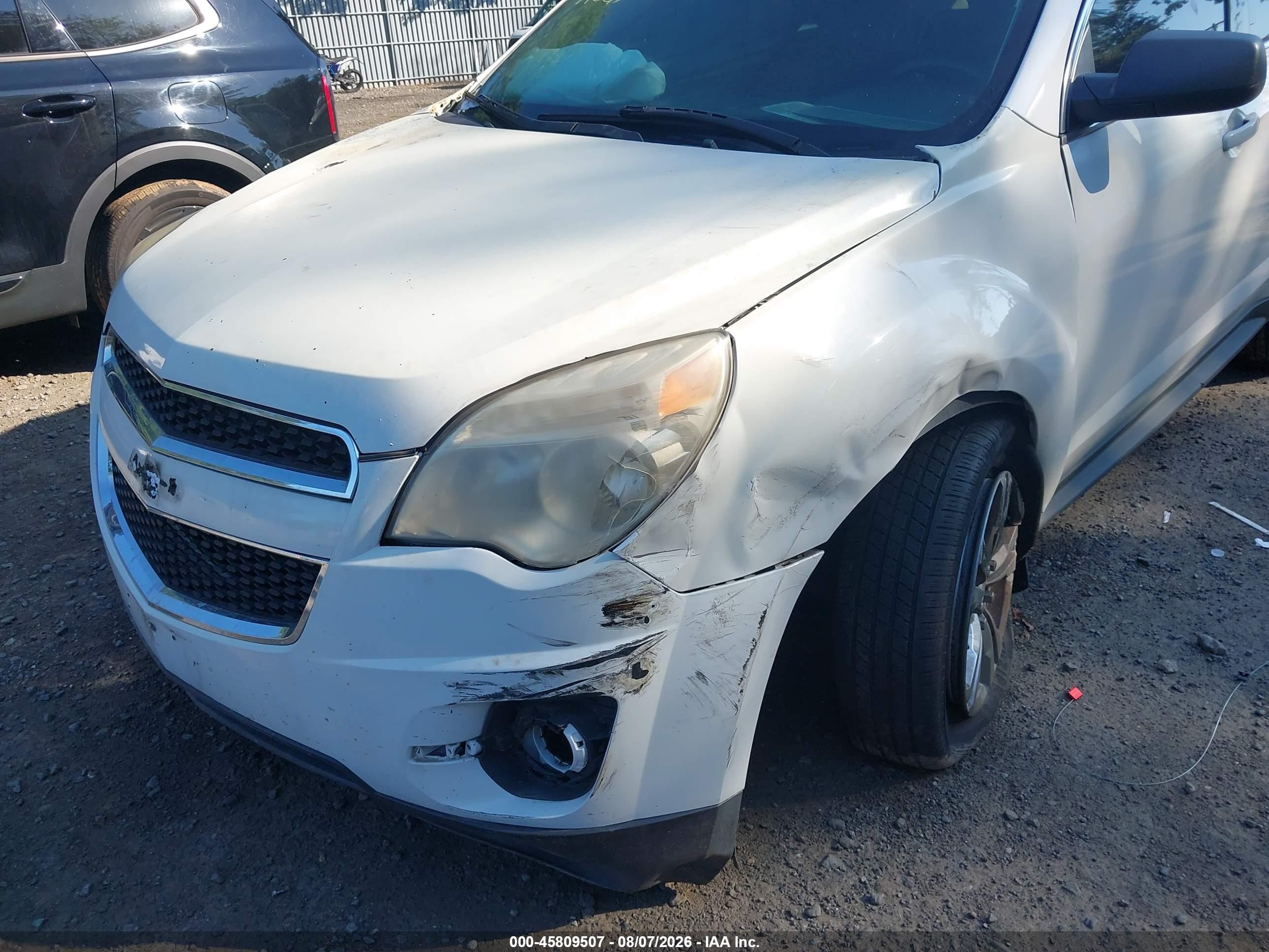 2013 Chevrolet Equinox Ls Белый vin: 2GNFLCEK2D6383621