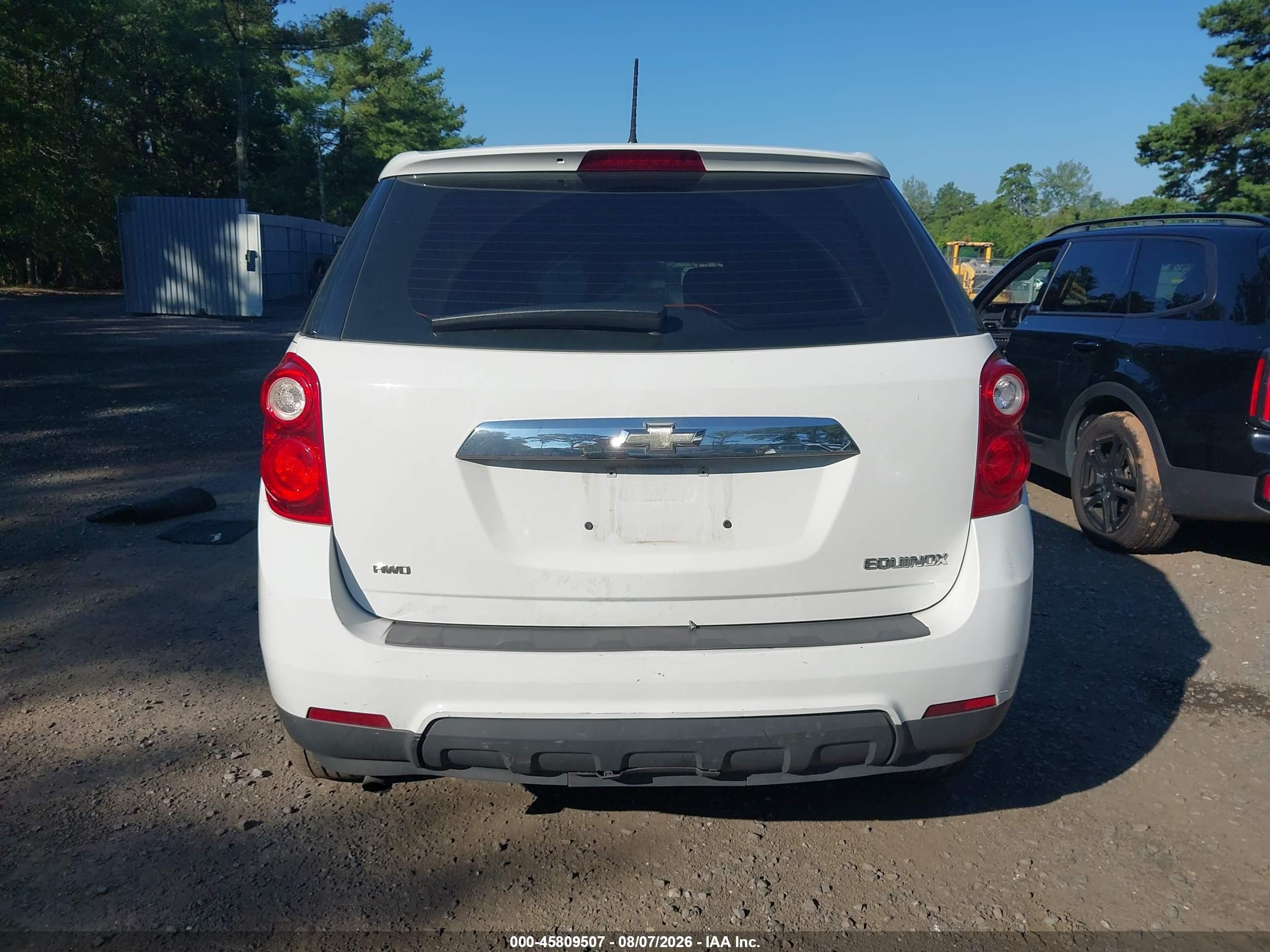 2013 Chevrolet Equinox Ls Белый vin: 2GNFLCEK2D6383621