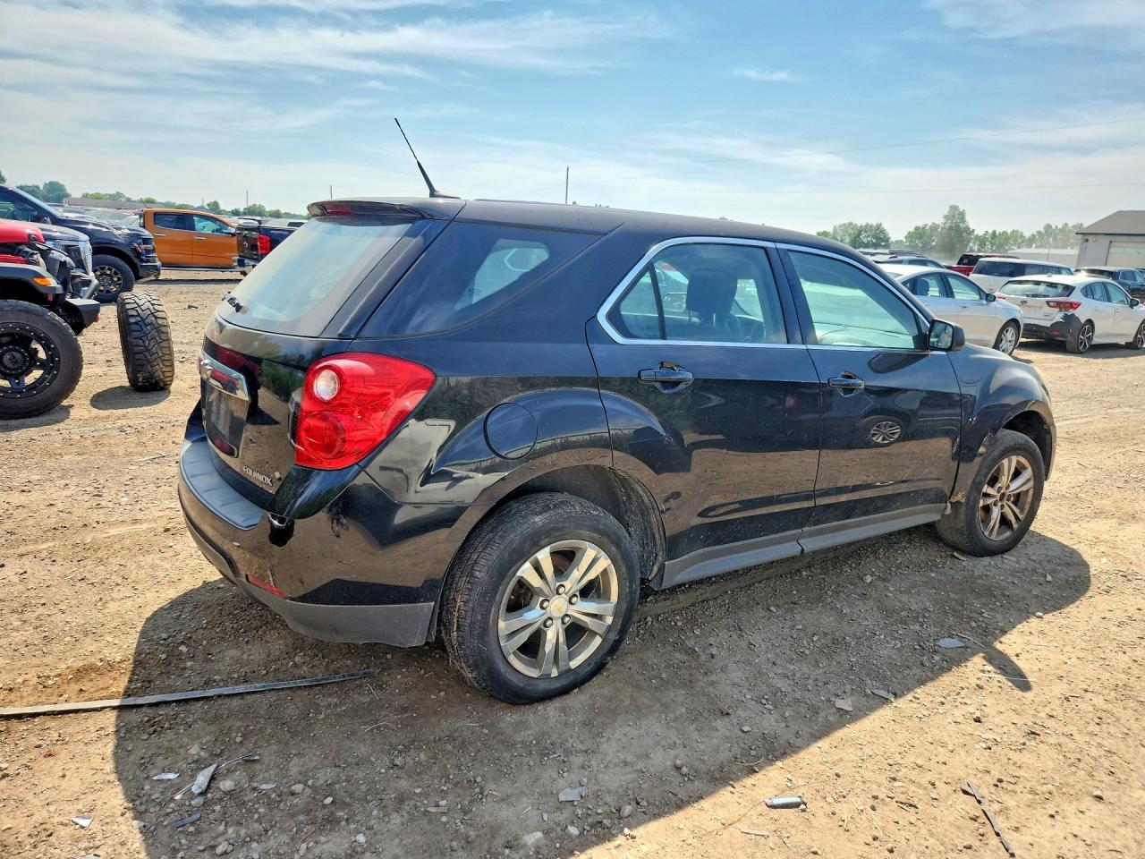 2012 Chevrolet Equinox Ls Black vin: 2GNFLCEK3C6396702