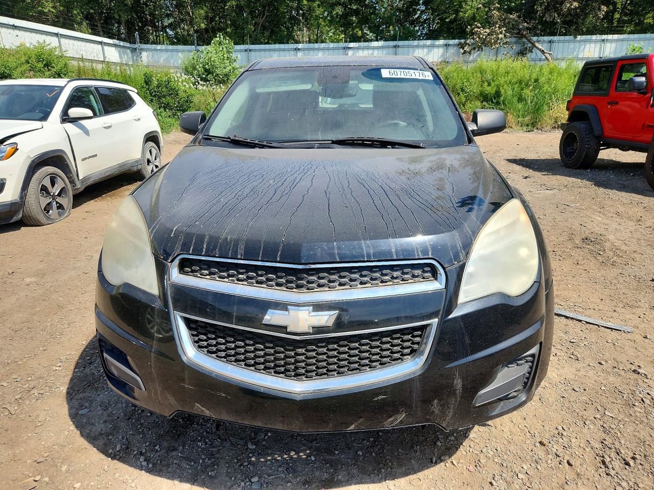 2012 Chevrolet Equinox Ls Black vin: 2GNFLCEK3C6396702