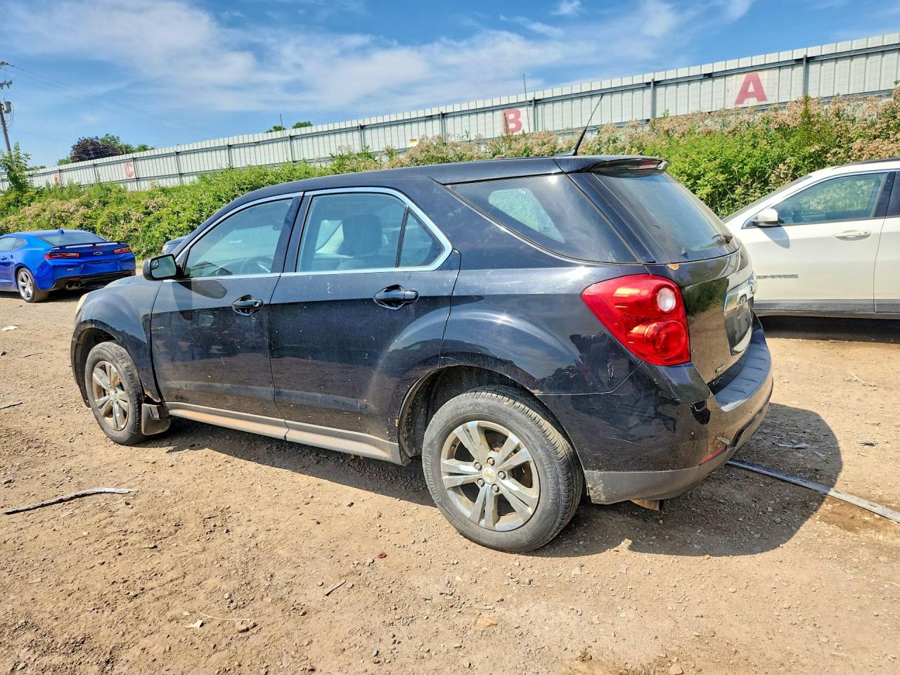 2012 Chevrolet Equinox Ls Black vin: 2GNFLCEK3C6396702