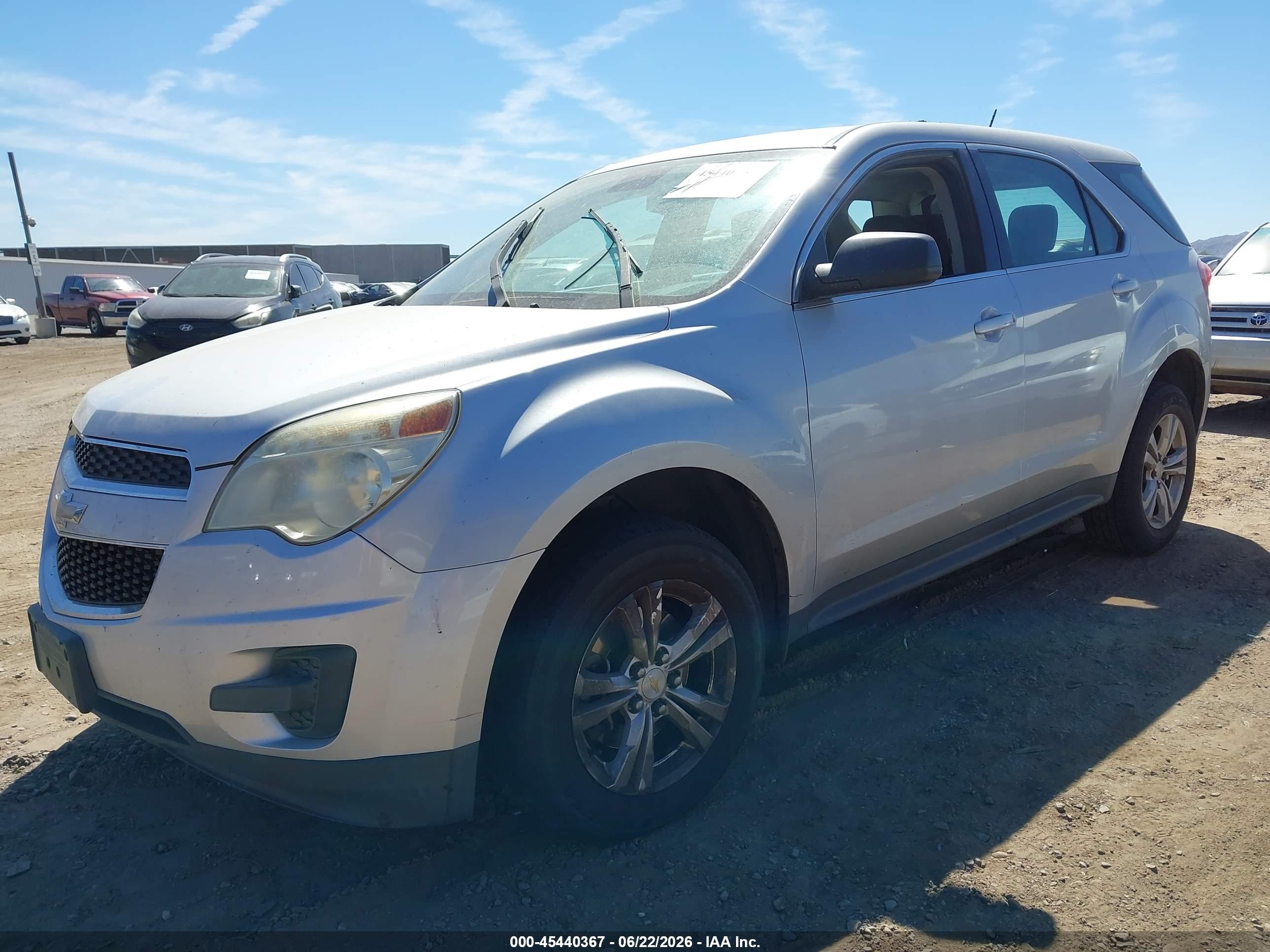 2013 Chevrolet Equinox Ls Silver vin: 2GNFLCEK3D6389606