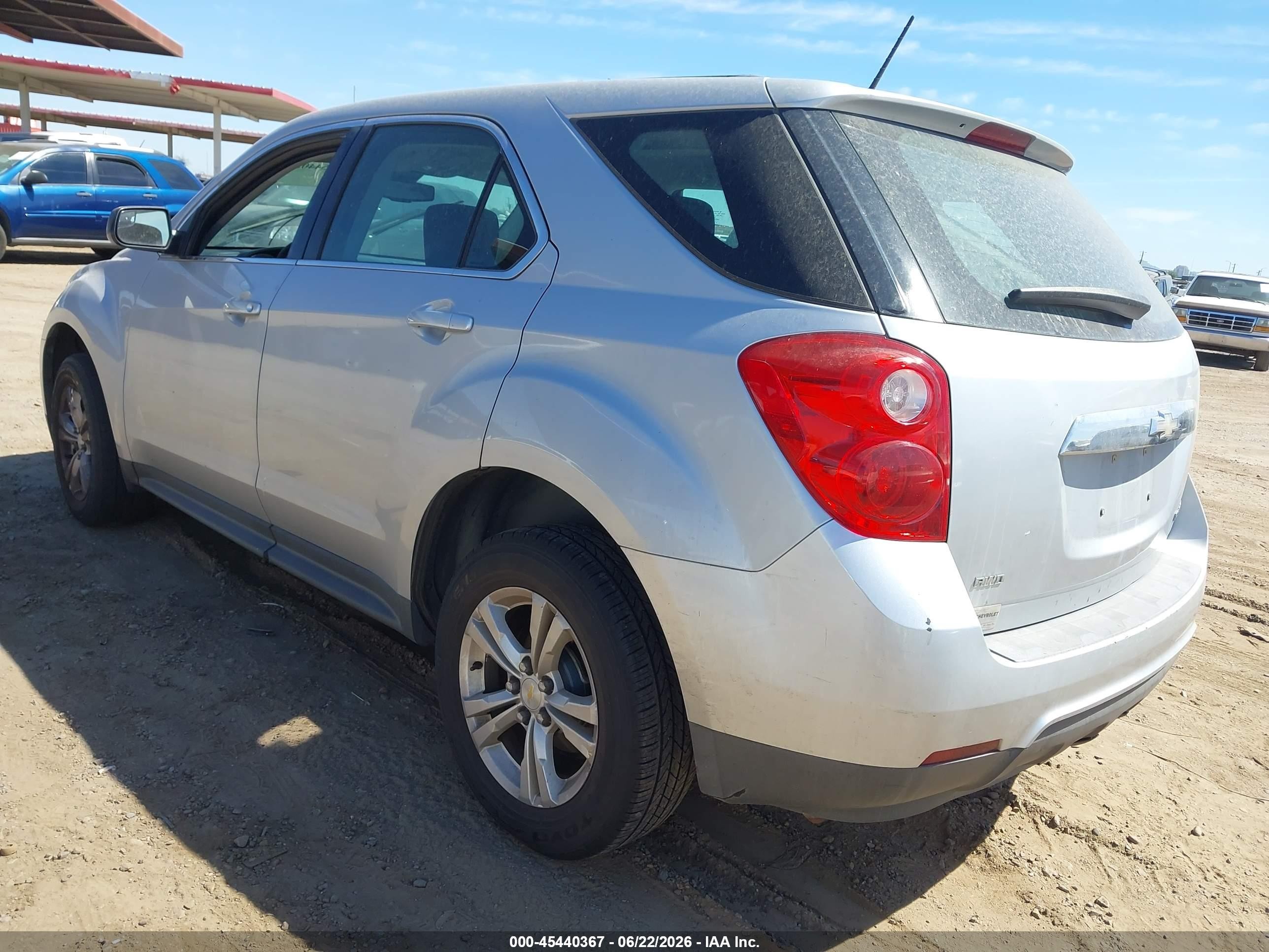 2013 Chevrolet Equinox Ls Silver vin: 2GNFLCEK3D6389606