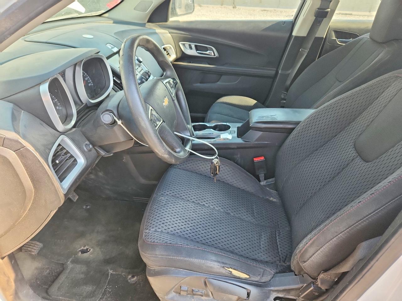 2013 Chevrolet Equinox Ls White vin: 2GNFLCEK4D6216581