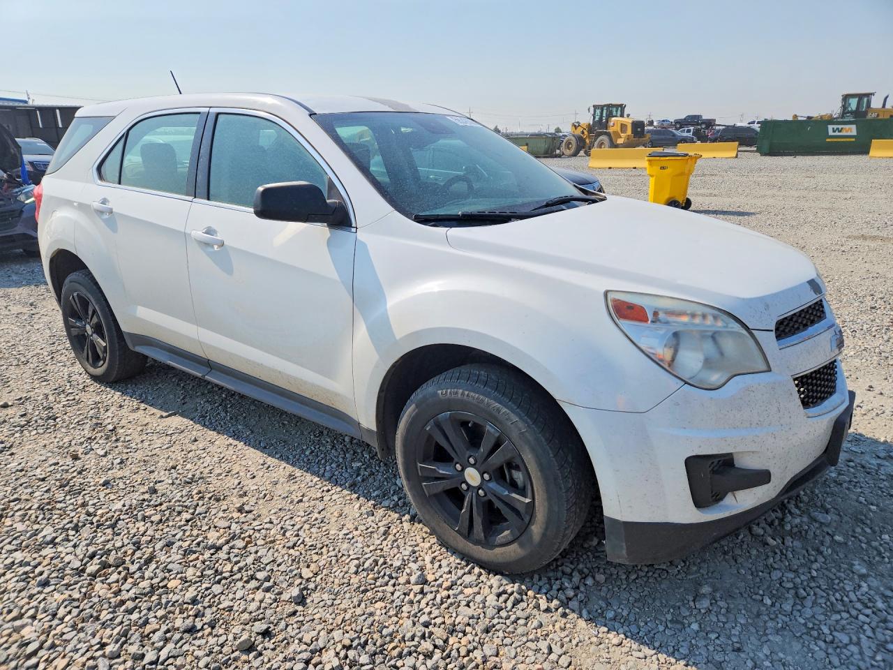 2013 Chevrolet Equinox Ls White vin: 2GNFLCEK4D6216581