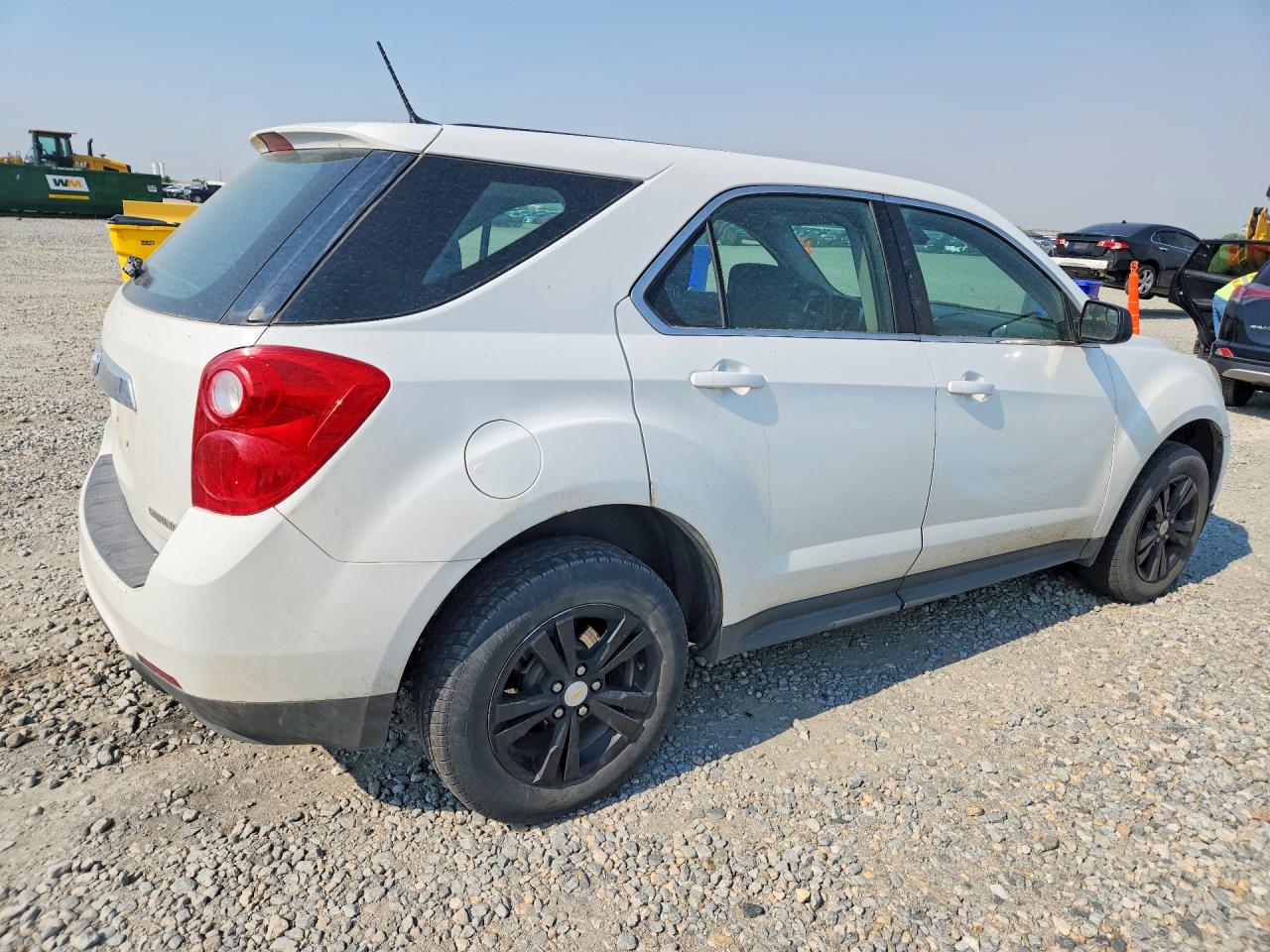 2013 Chevrolet Equinox Ls White vin: 2GNFLCEK4D6216581