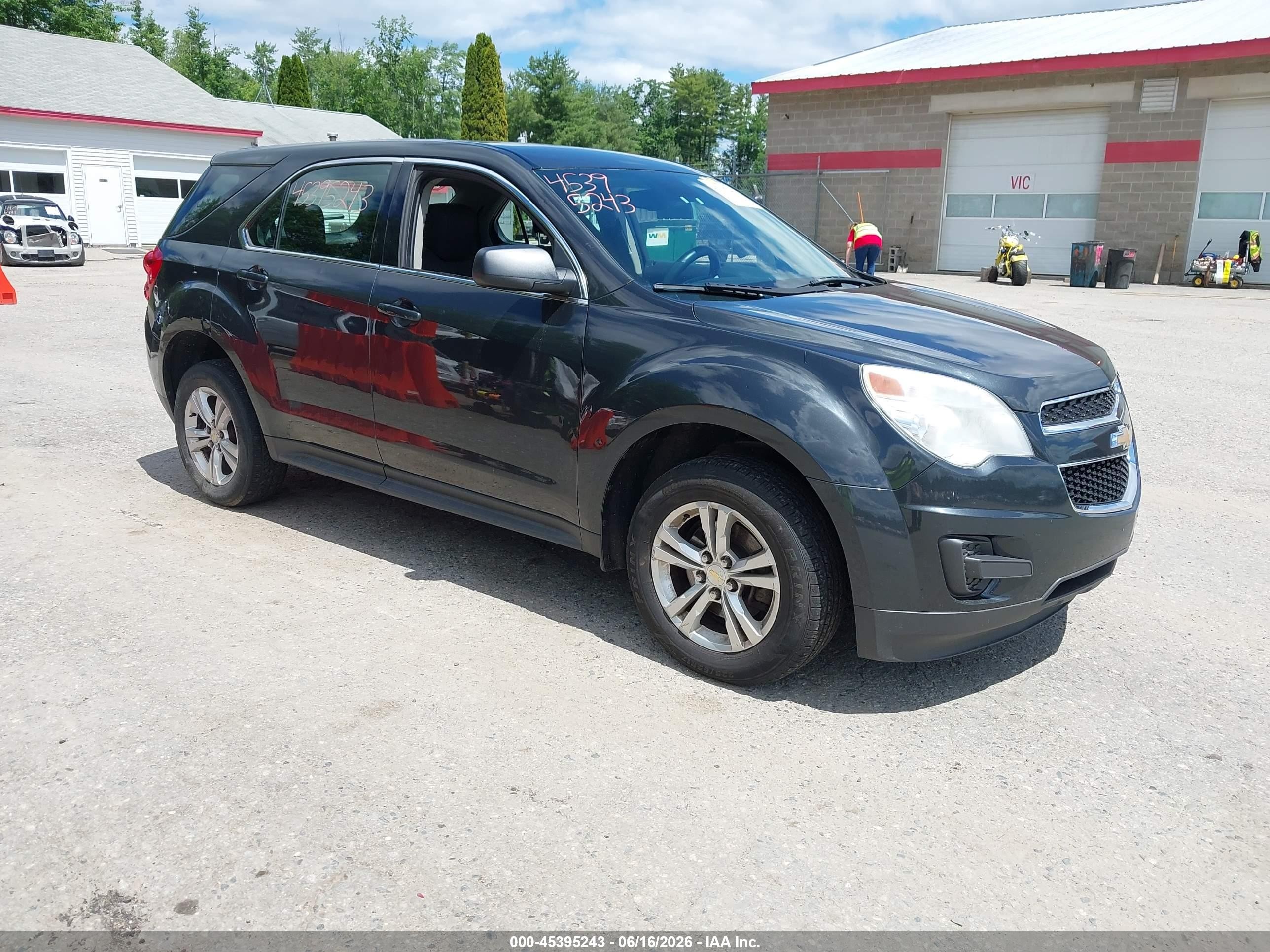 2013 Chevrolet Equinox Ls Gray vin: 2GNFLCEK4D6225927