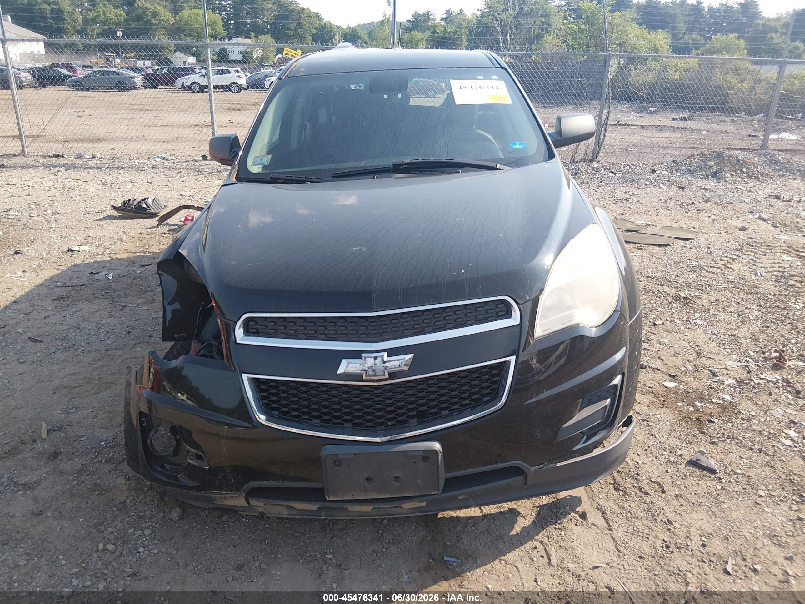 2013 Chevrolet Equinox Ls Black vin: 2GNFLCEK4D6256692
