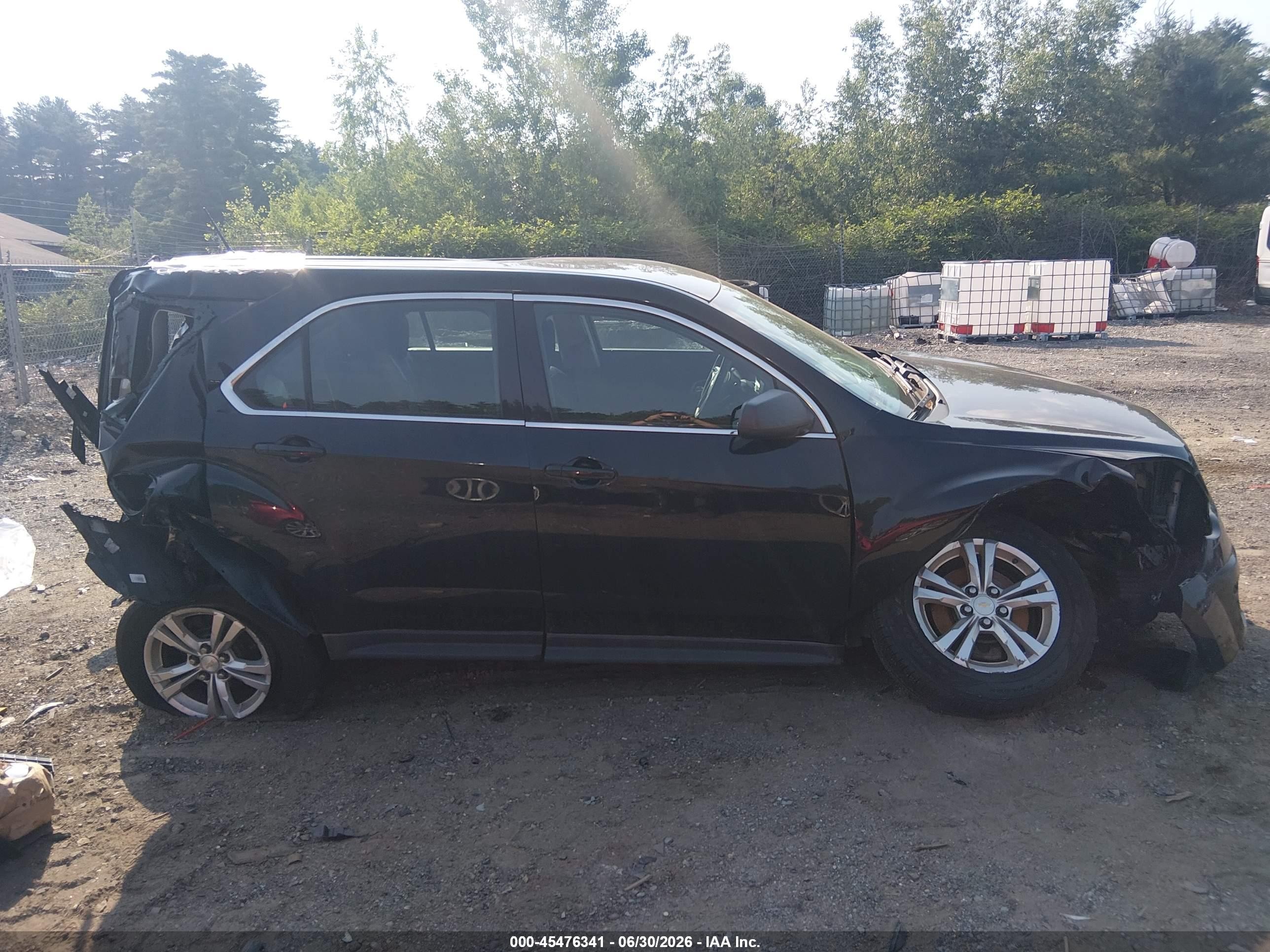 2013 Chevrolet Equinox Ls Black vin: 2GNFLCEK4D6256692