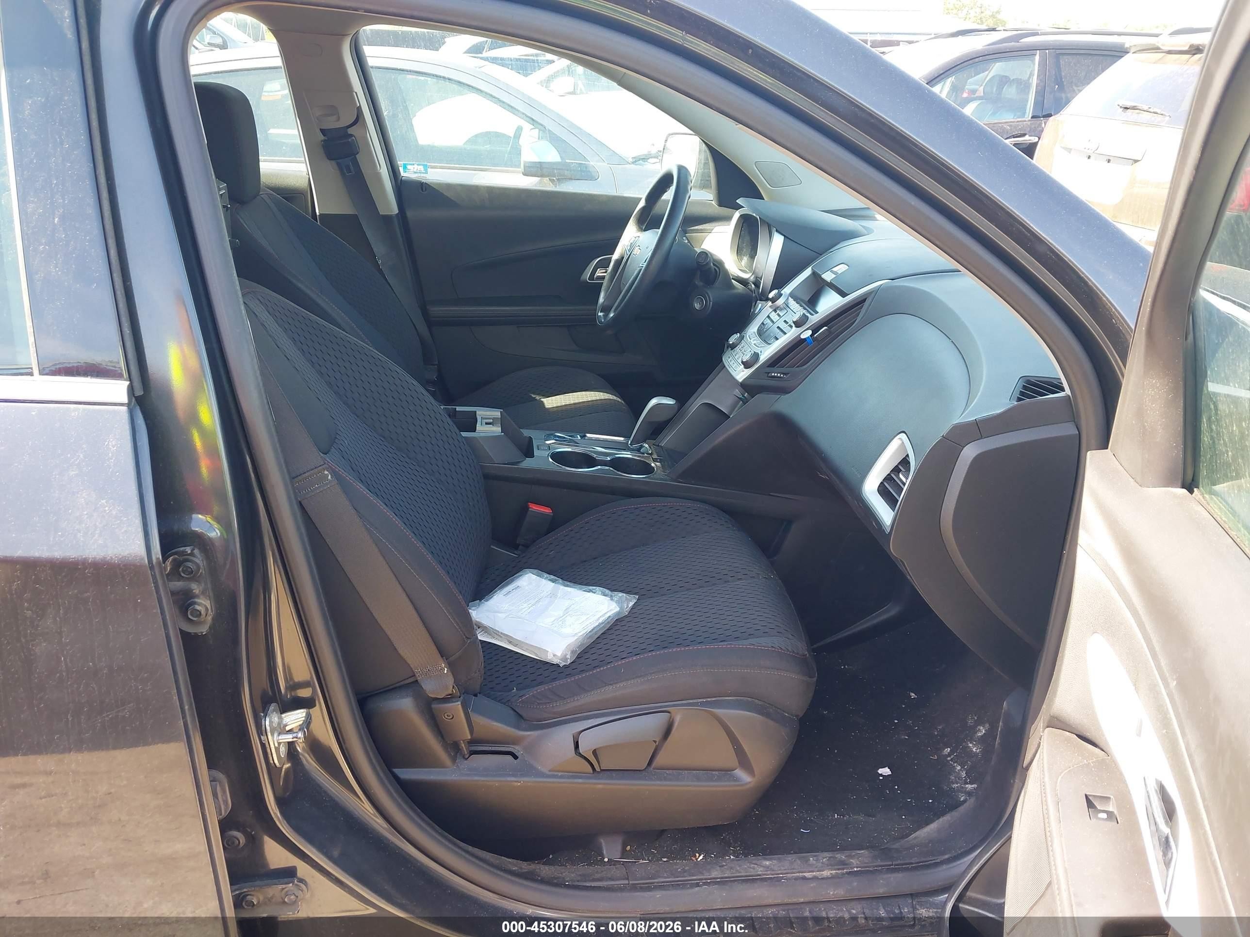 2013 Chevrolet Equinox Ls Black vin: 2GNFLCEK4D6325896