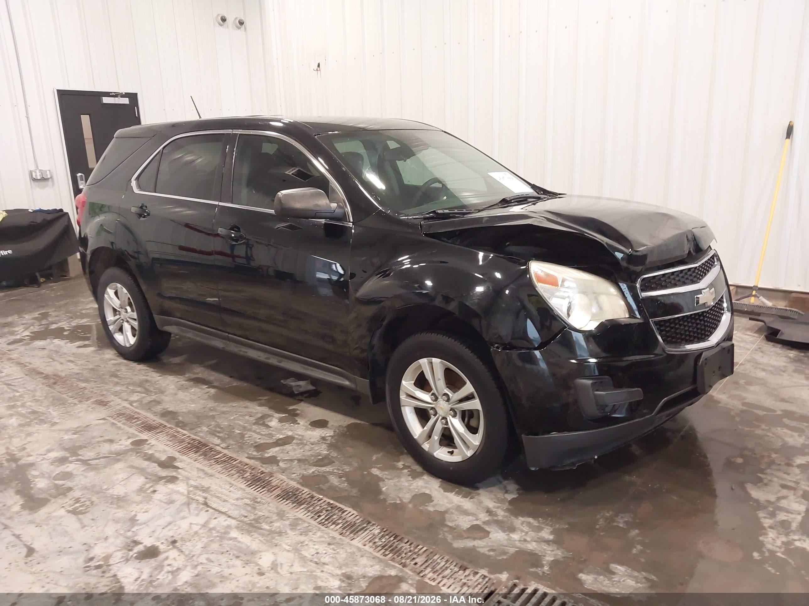 2013 Chevrolet Equinox Ls Черный vin: 2GNFLCEK4D6371728