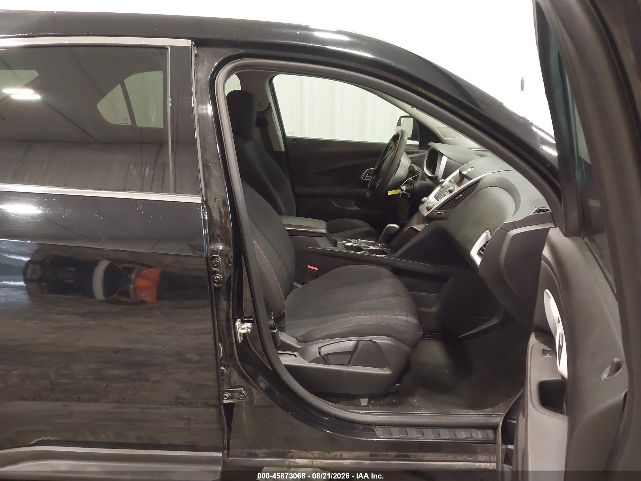 2013 Chevrolet Equinox Ls Black vin: 2GNFLCEK4D6371728