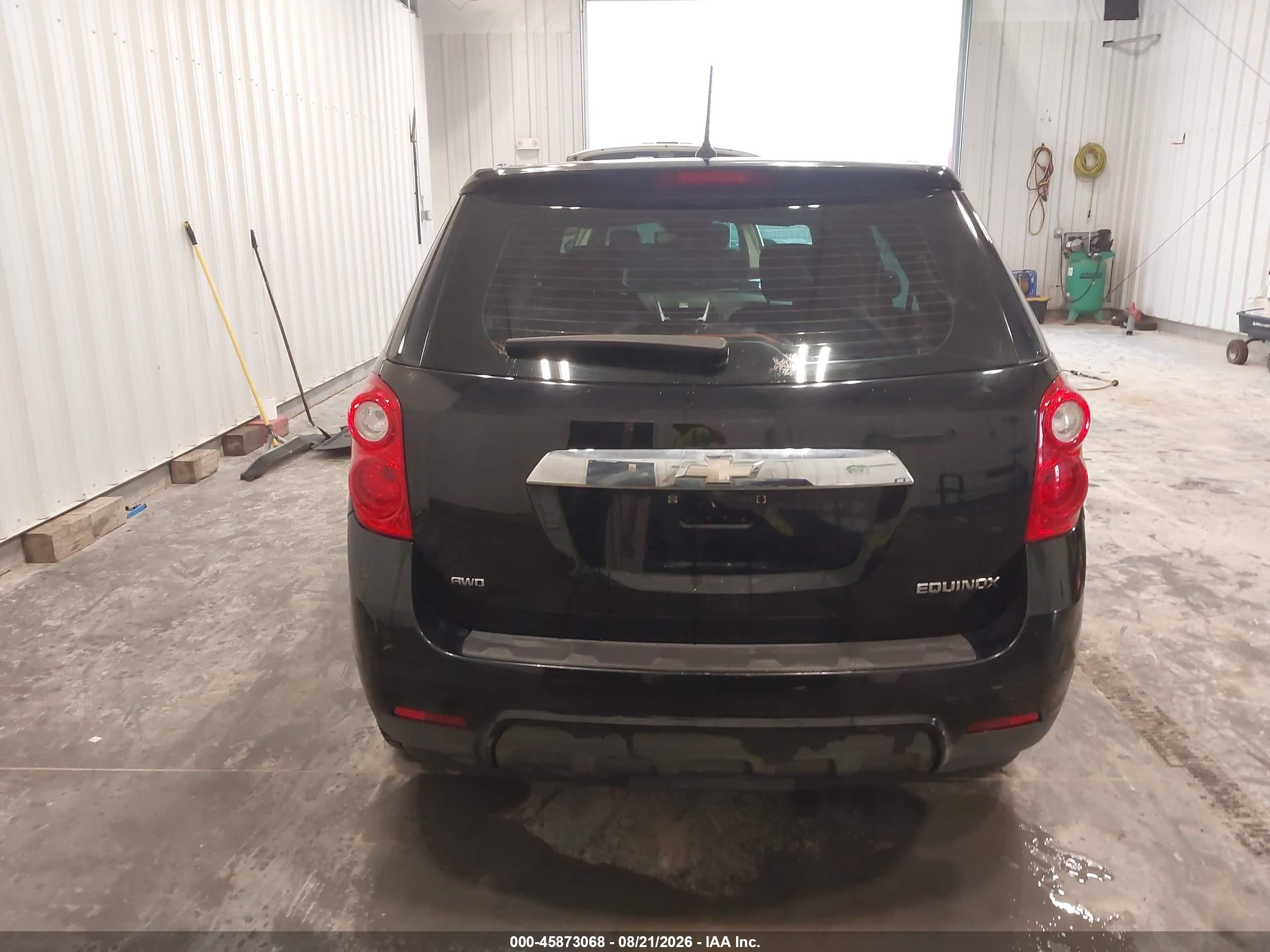 2013 Chevrolet Equinox Ls Black vin: 2GNFLCEK4D6371728