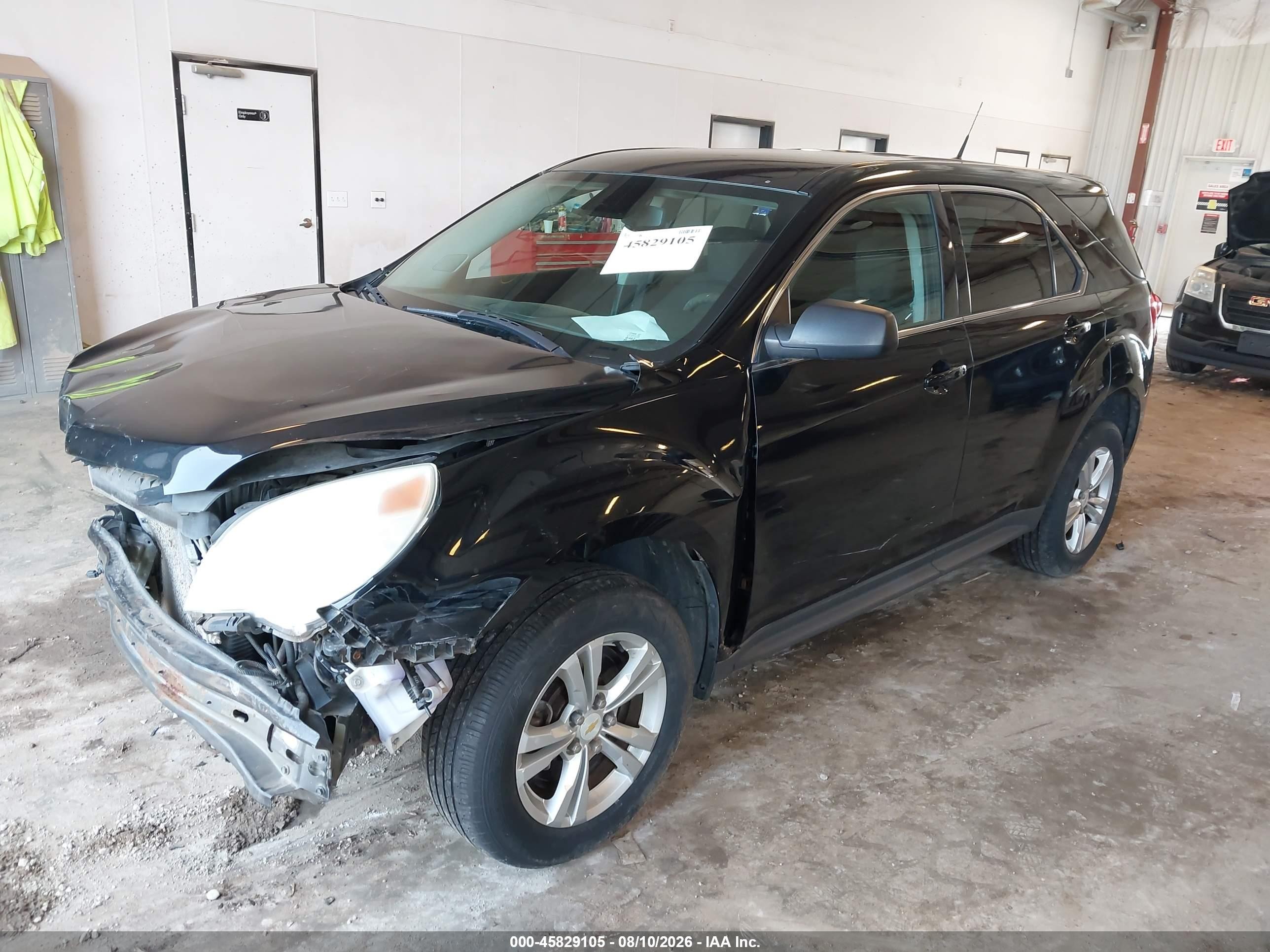 2012 Chevrolet Equinox Ls Черный vin: 2GNFLCEK5C6333665