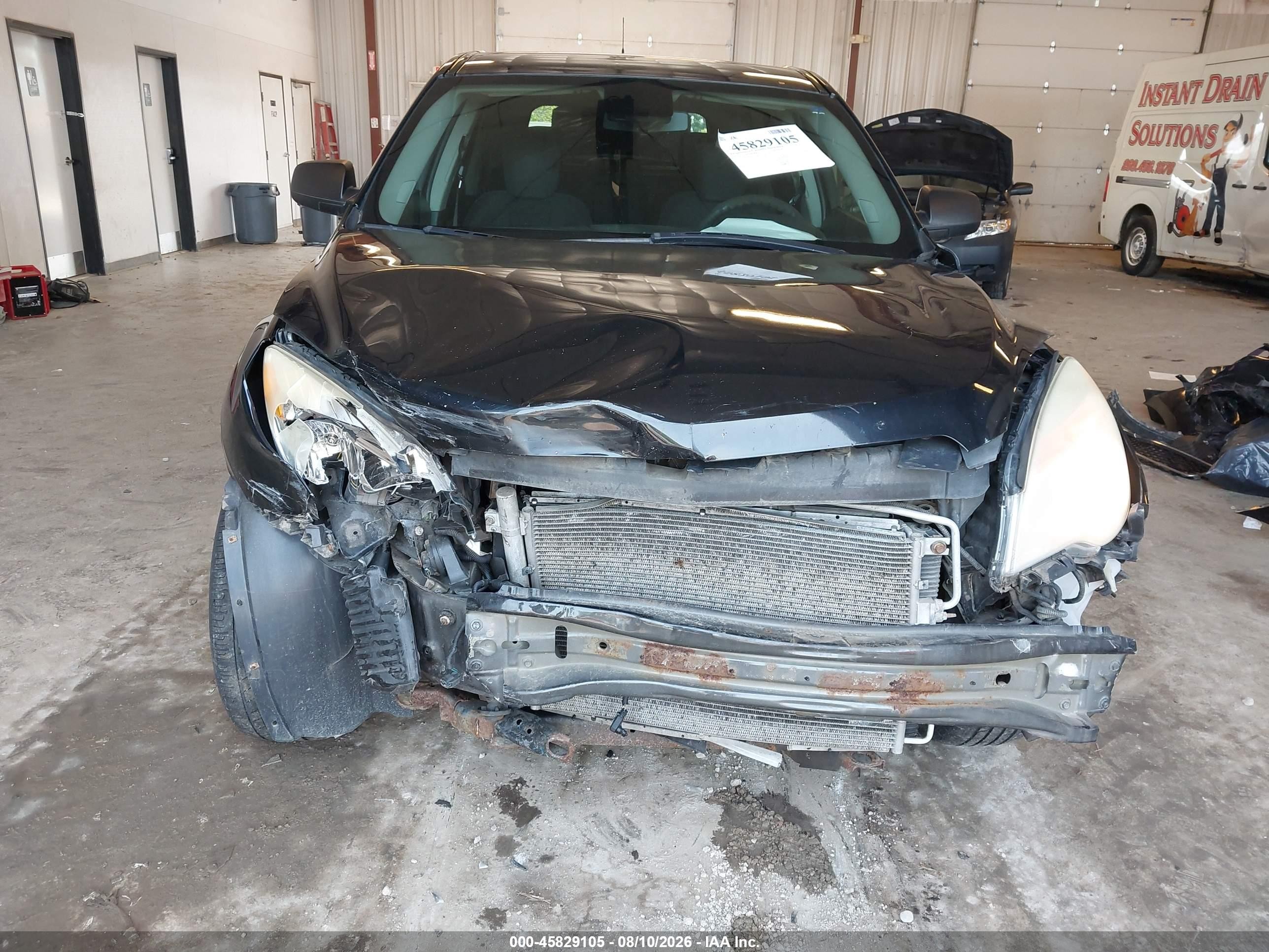 2012 Chevrolet Equinox Ls Черный vin: 2GNFLCEK5C6333665