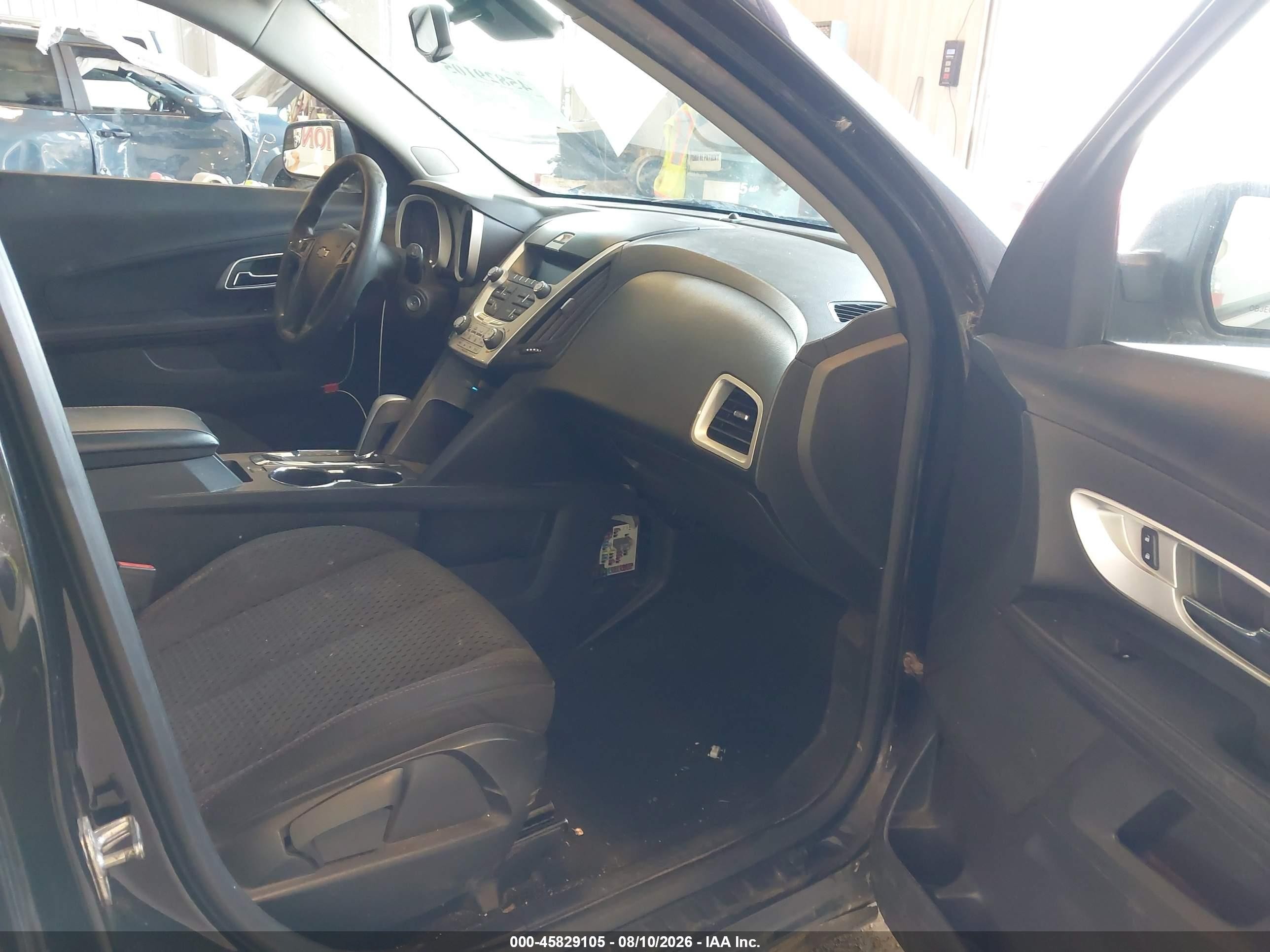 2012 Chevrolet Equinox Ls Черный vin: 2GNFLCEK5C6333665