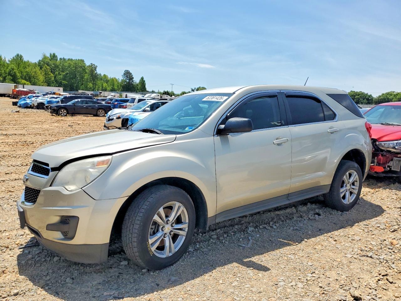 2013 Chevrolet Equinox Ls Beige vin: 2GNFLCEK5D6233583