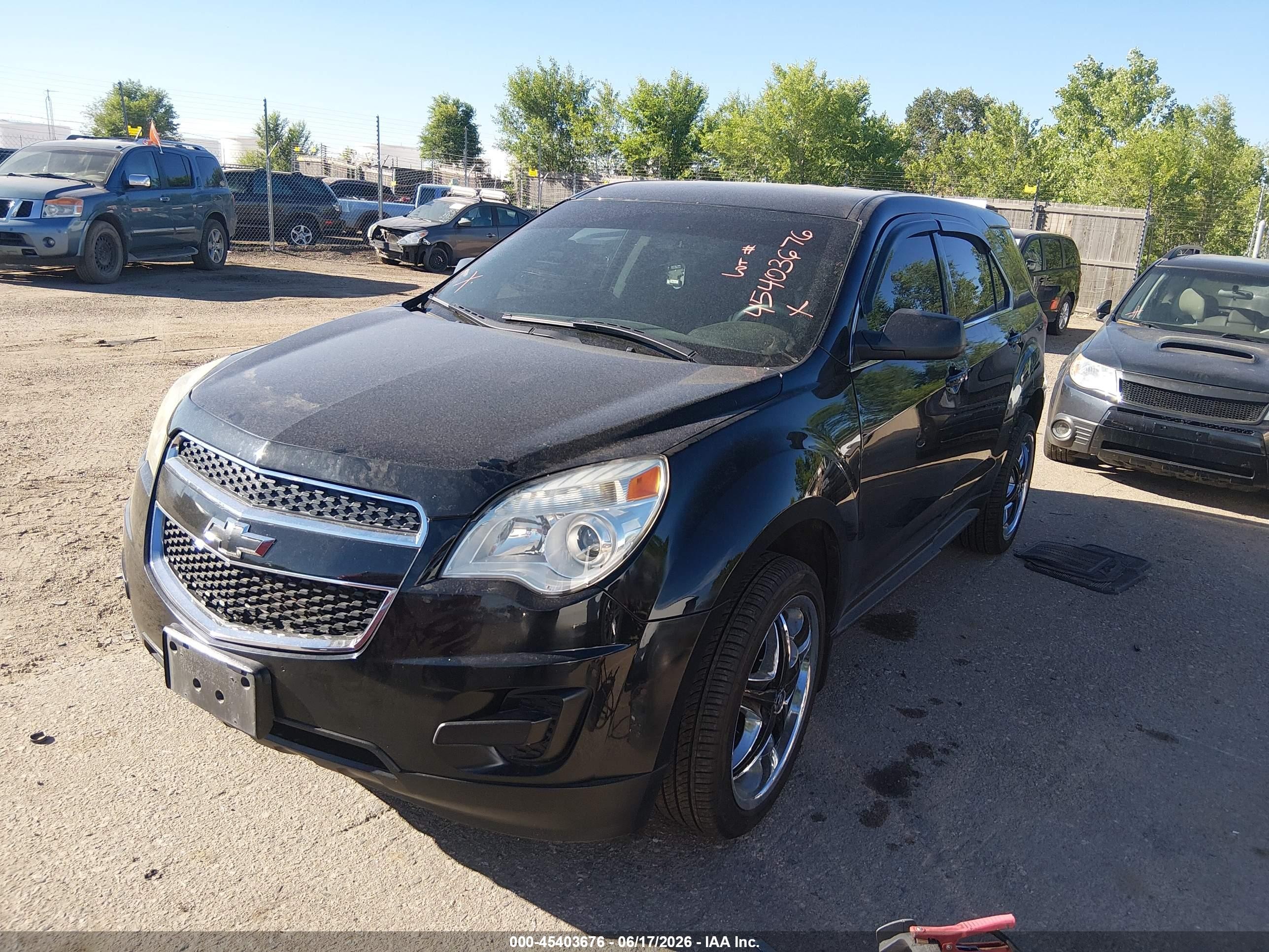 2013 Chevrolet Equinox Ls Черный vin: 2GNFLCEK5D6388053